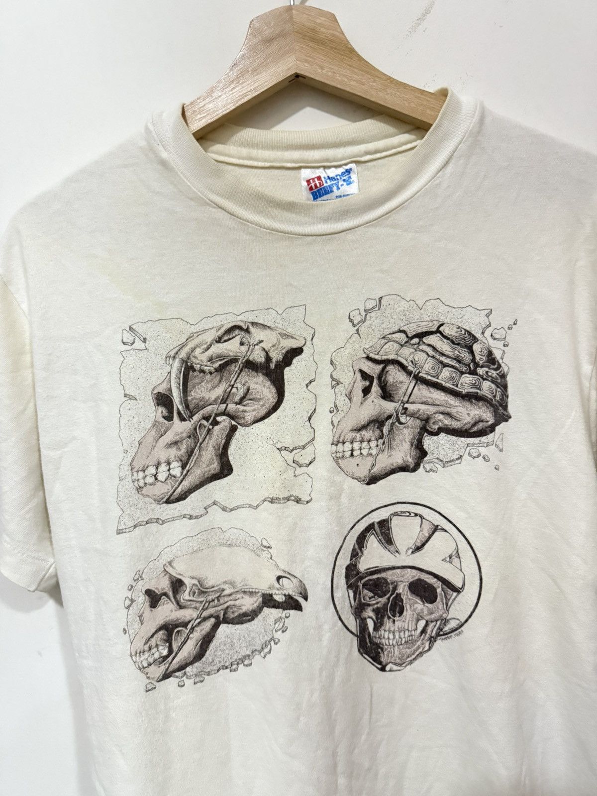 Vintage Vintage 90s Bike Helmet Skull Primal Wear Hammer Heads Shirt Size US M / EU 48-50 / 2 - 3 Thumbnail