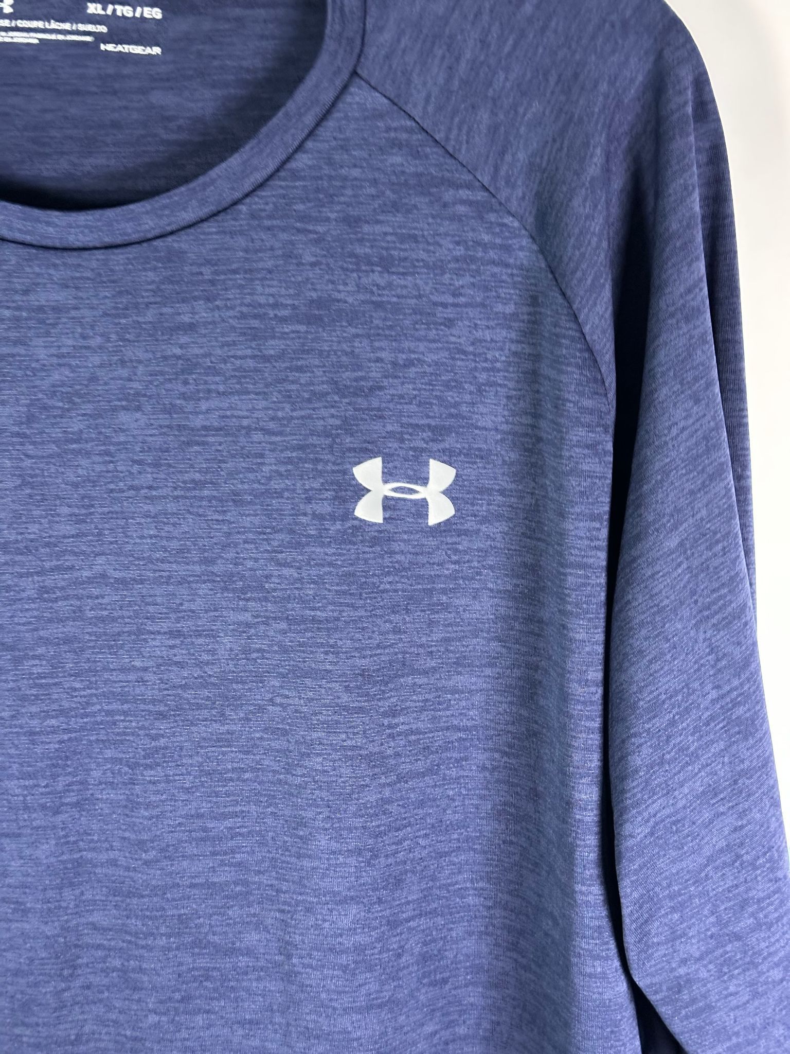 Under Armour Under Armour Shirt Mens XL HeatGear Long Sleeve Loose Blue Size US XL / EU 56 / 4 - 2 Thumbnail