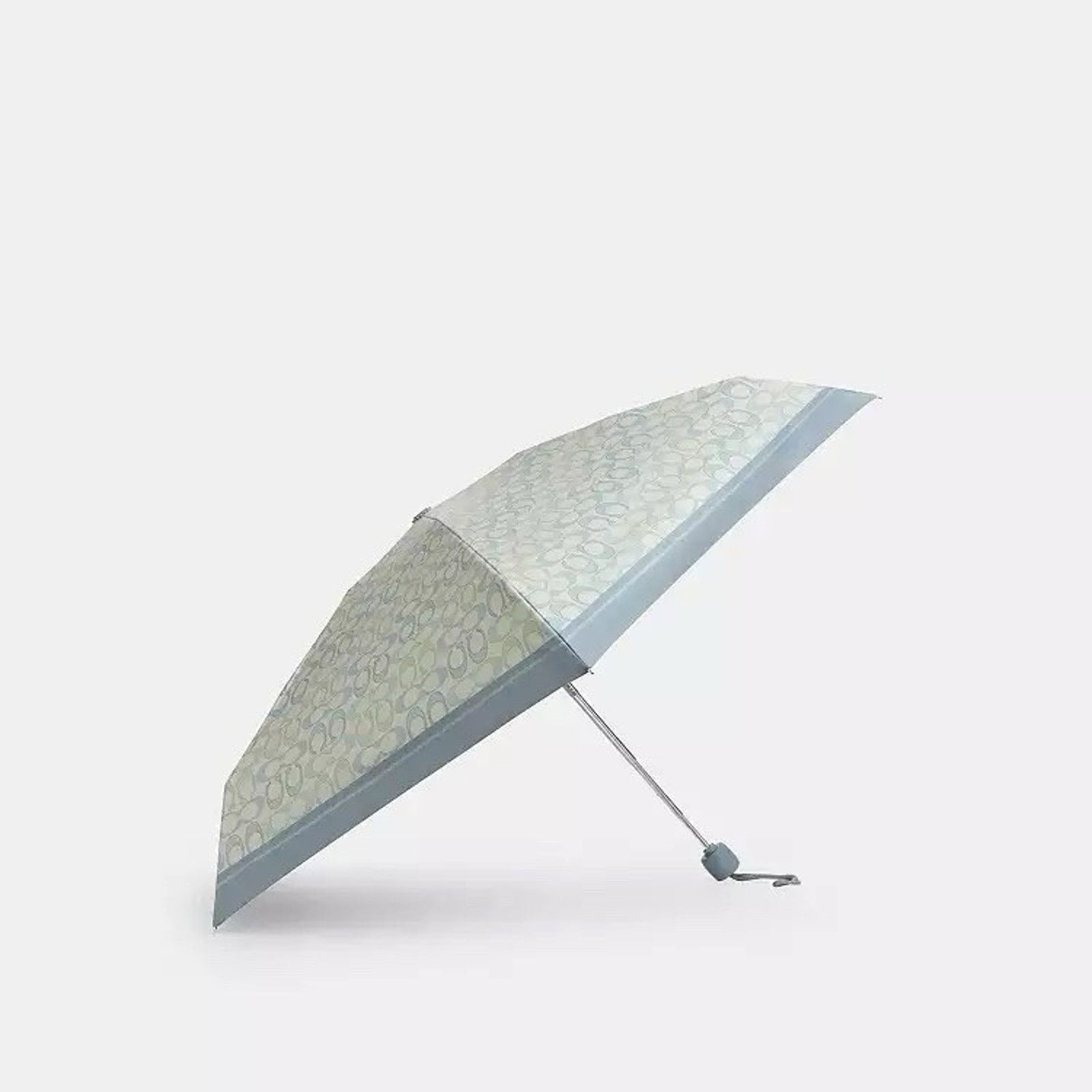 Coach NWT Coach Uv Protection Mini Umbrella Pretty Blue CEF89 Size ONE SIZE - 6 Thumbnail