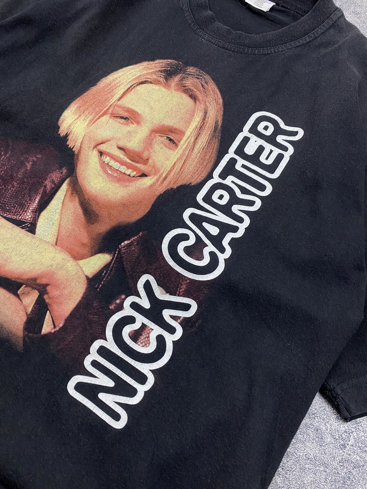 Band Tees × Vintage Vintage Back Street Boys “Nick Carter” 1996 rare Size US S / EU 44-46 / 1 - 5 Thumbnail