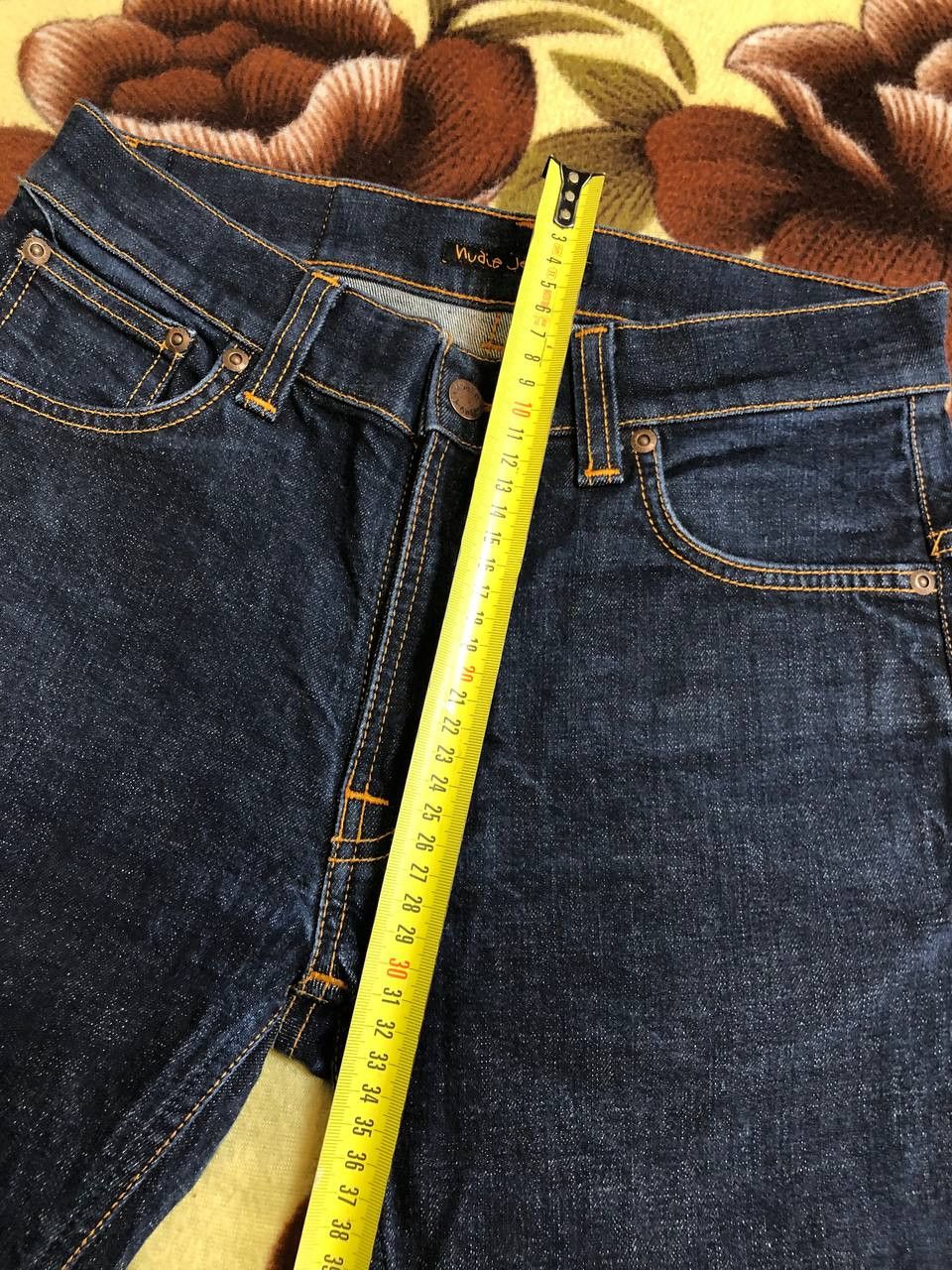 Nudie Jeans Nudie Jeans Men Lean Dean Dark Wash Denim jeans Size US 31 - 11 Thumbnail