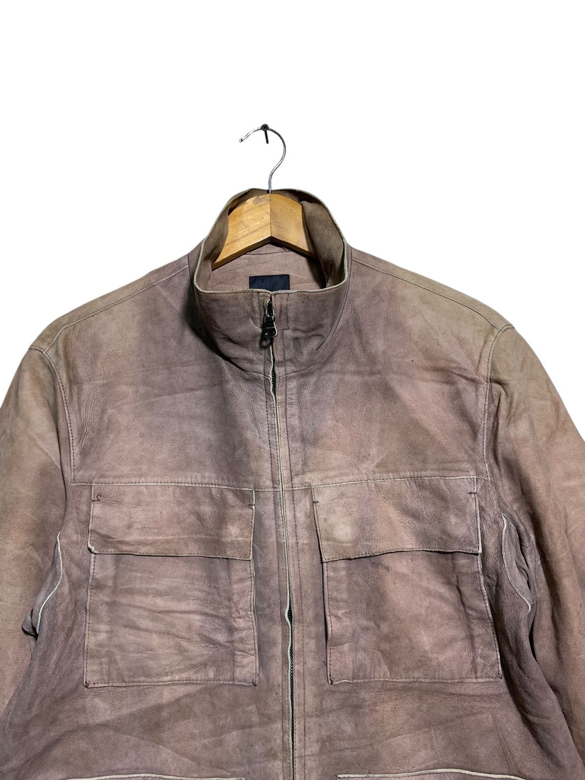 Hugo × Hugo Boss 🔥HUGO BOSS SPANISH LAMB SUEDE LEATHER JACKETS Size US L / EU 52-54 / 3 - 4 Thumbnail