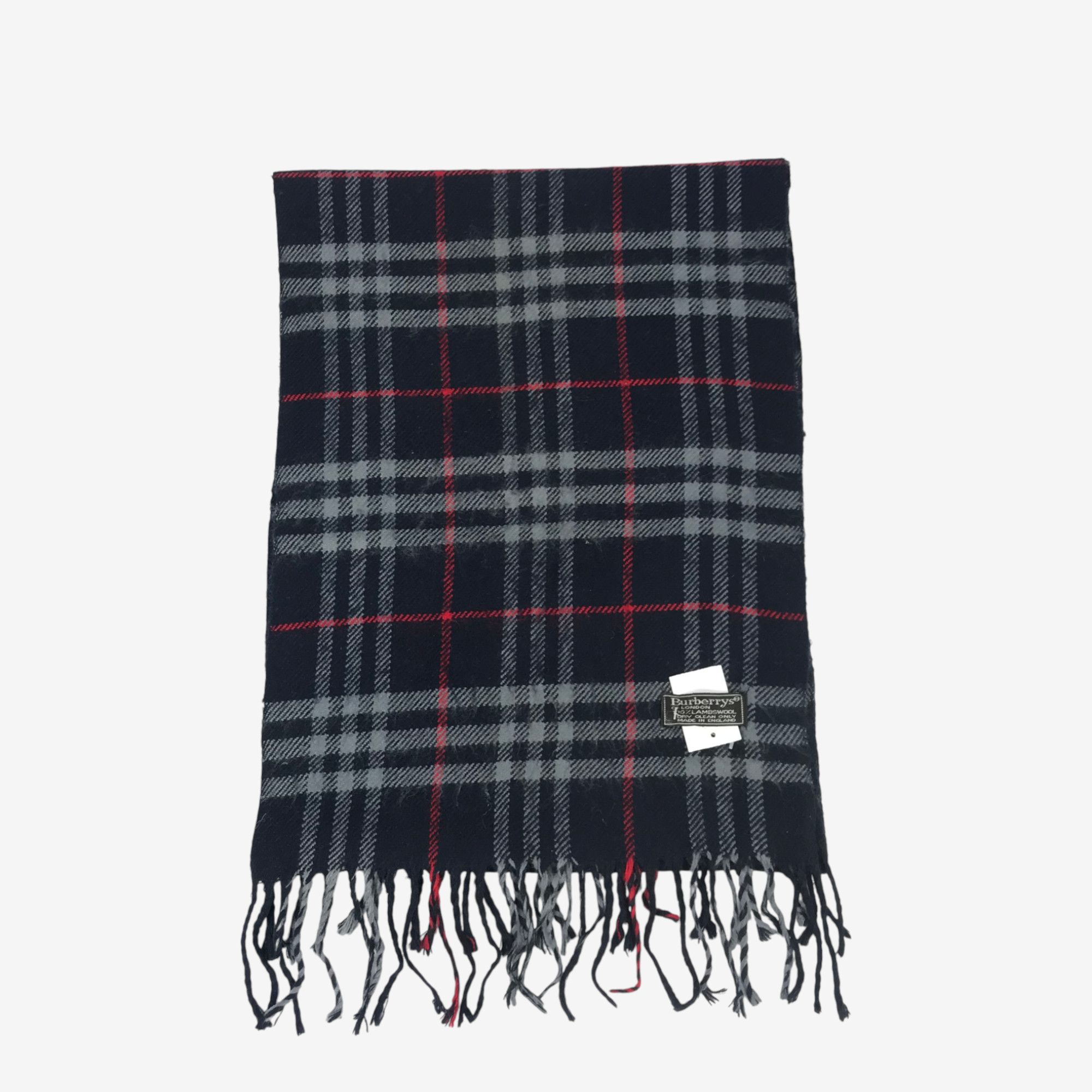 Burberry Vintage Burberry Scarf Muffler Wool Cashmere Scarves Size ONE SIZE - 2 Thumbnail
