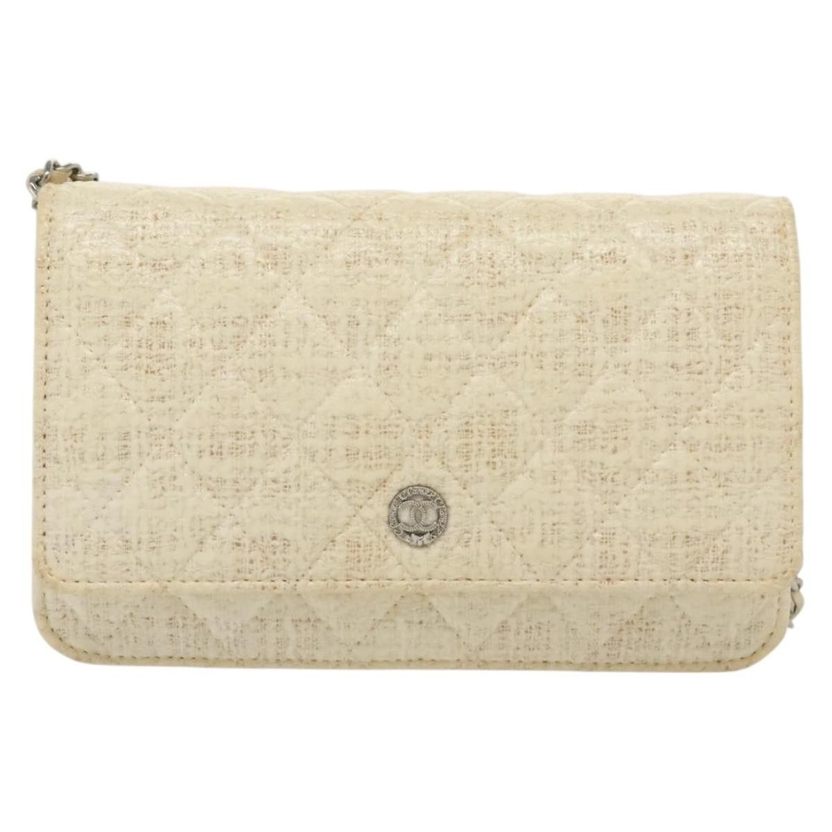 Chanel Chanel Wallet on Chain Tweed Size ONE SIZE - 1 Thumbnail