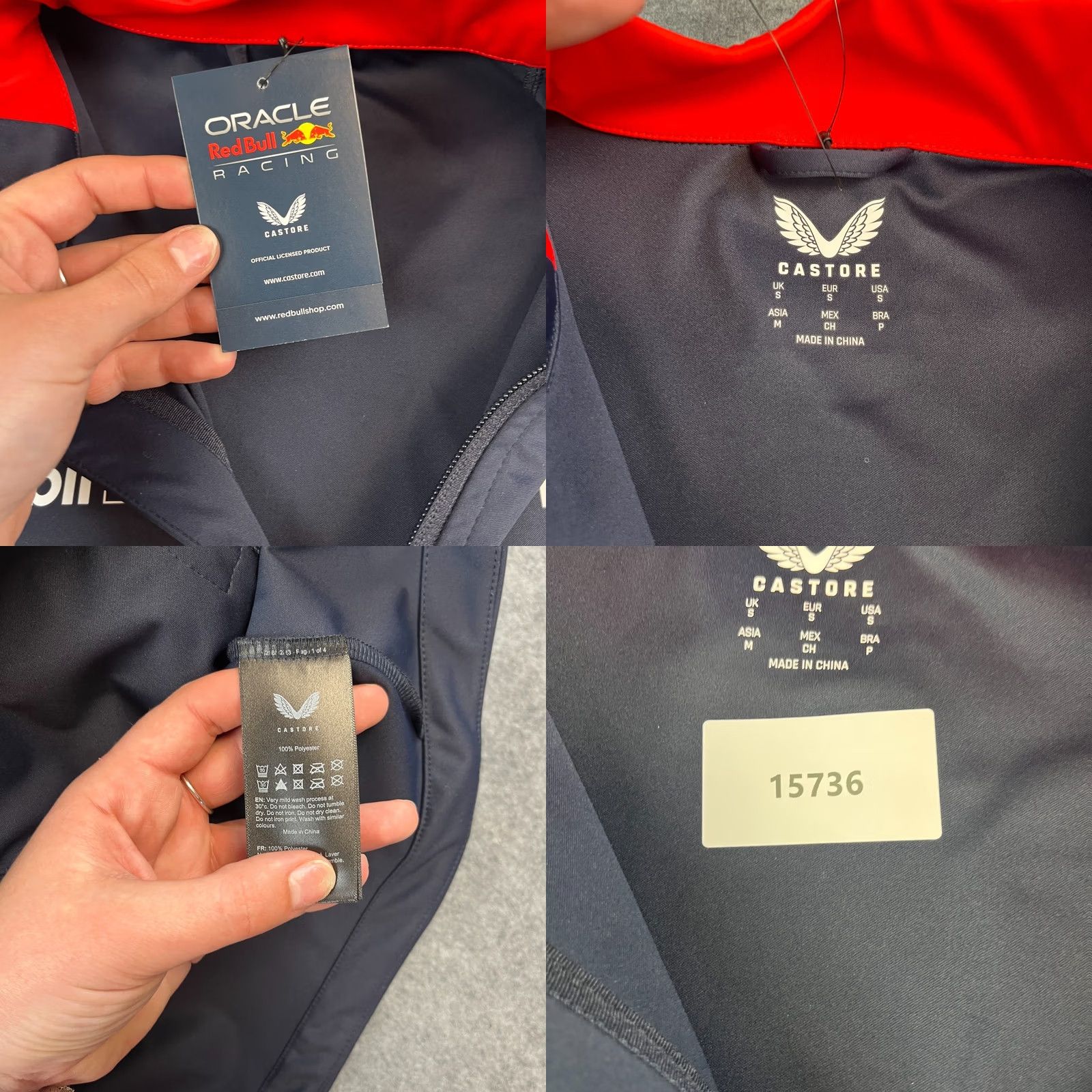 Castore Red Bull Jacket Oracle Racing 2024 Team Soft Shell Small Castore BNWTS Bomber Jacket Windbreaker Mens Blue Size US S / EU 44-46 / 1 - 9 Thumbnail