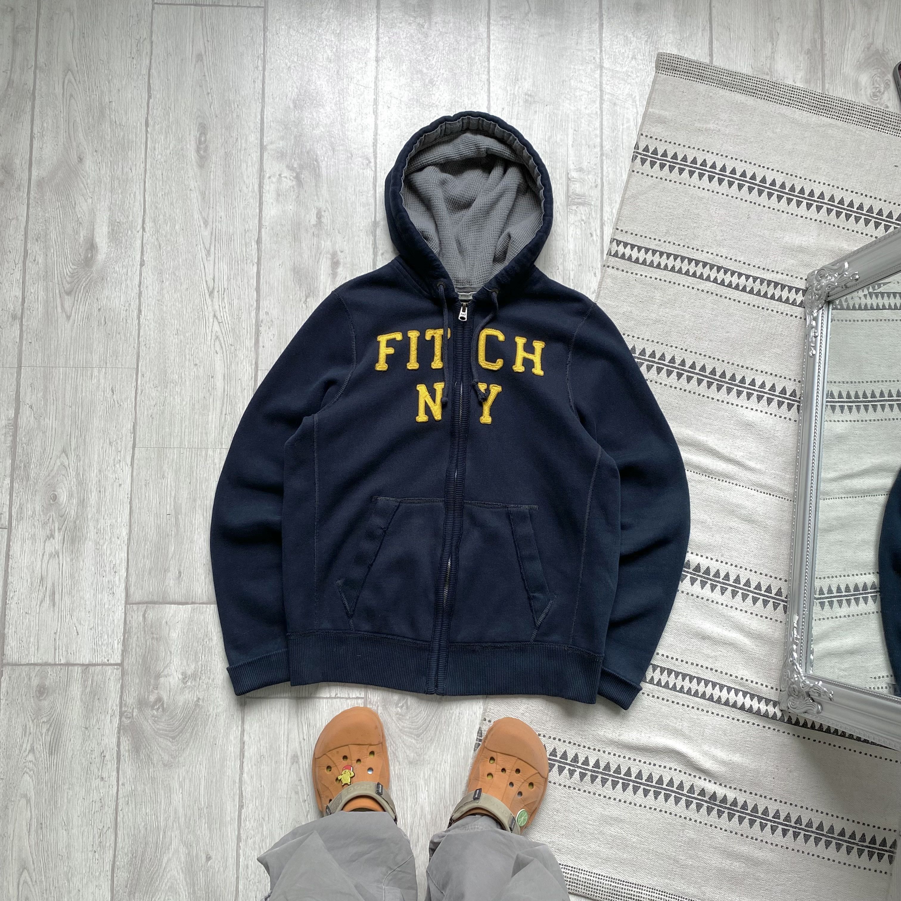 Abercrombie & Fitch 🕷️ Vintage Abercrombie Fitch heavy zip hoodie Y2K Size US XL / EU 56 / 4 - 1 Thumbnail