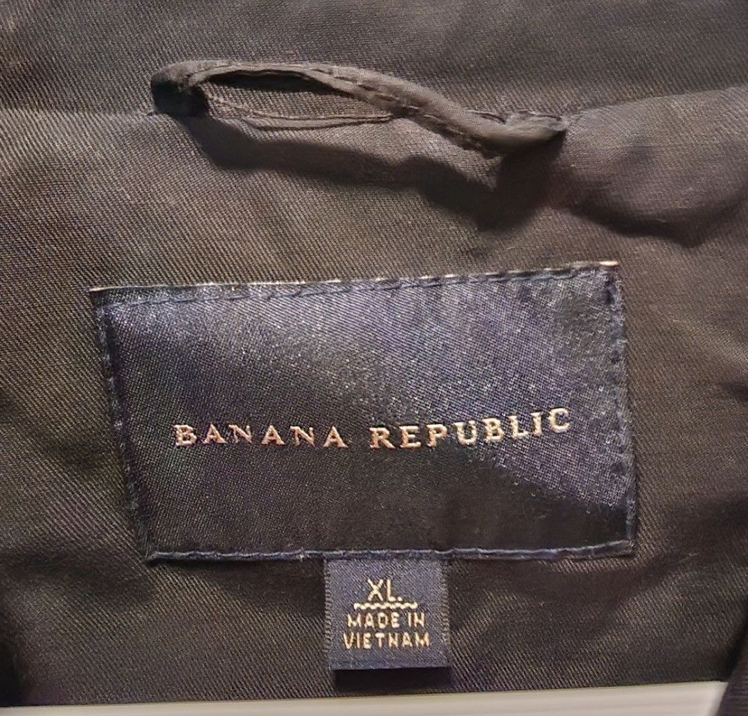 Banana Republic Men's Banana Republic Black Zip Up Jacket Size XL Size US XL / EU 56 / 4 - 2 Thumbnail