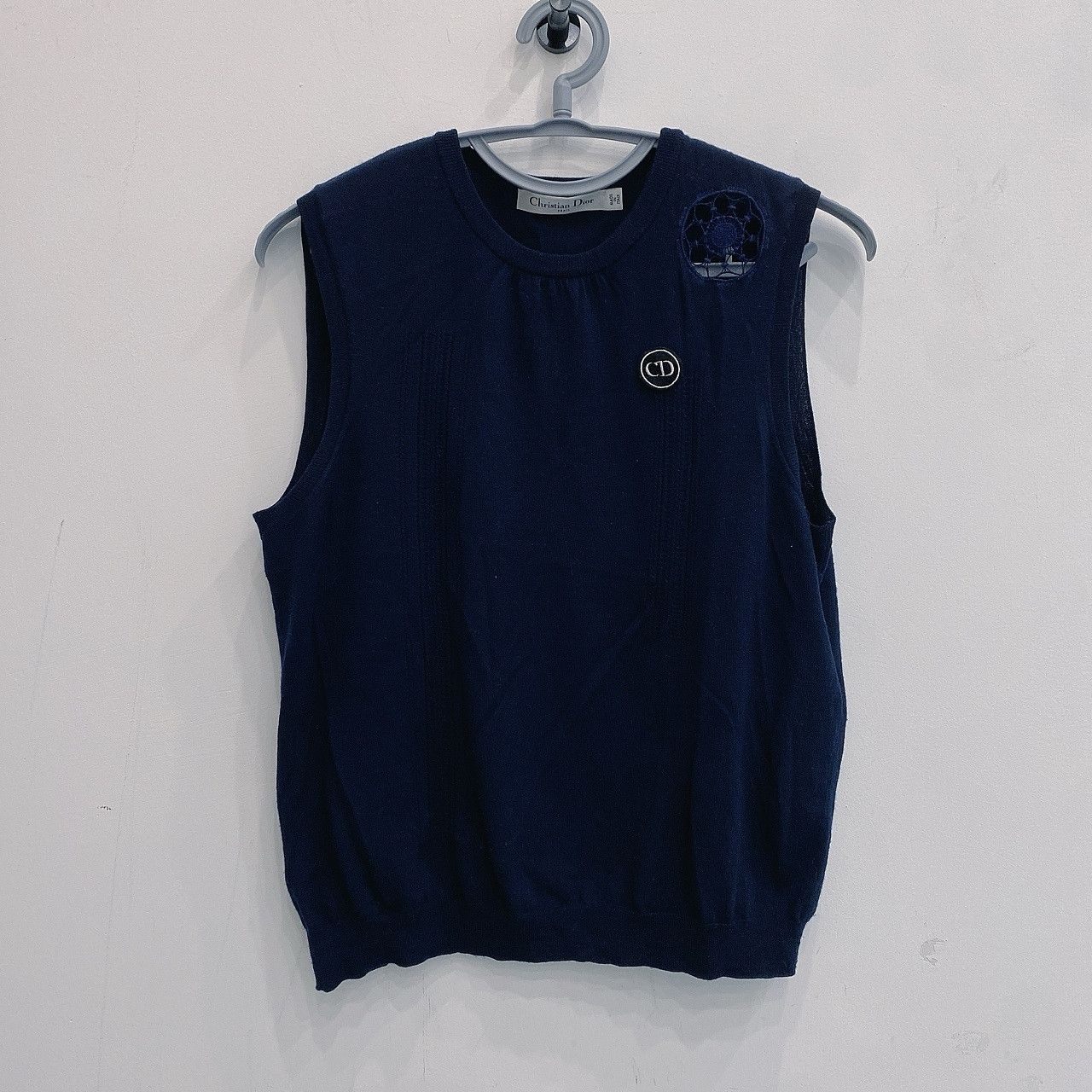 Dior Dior Embroidered Tank Top Size F40 Size M / US 6-8 / IT 42-44 - 1 Thumbnail