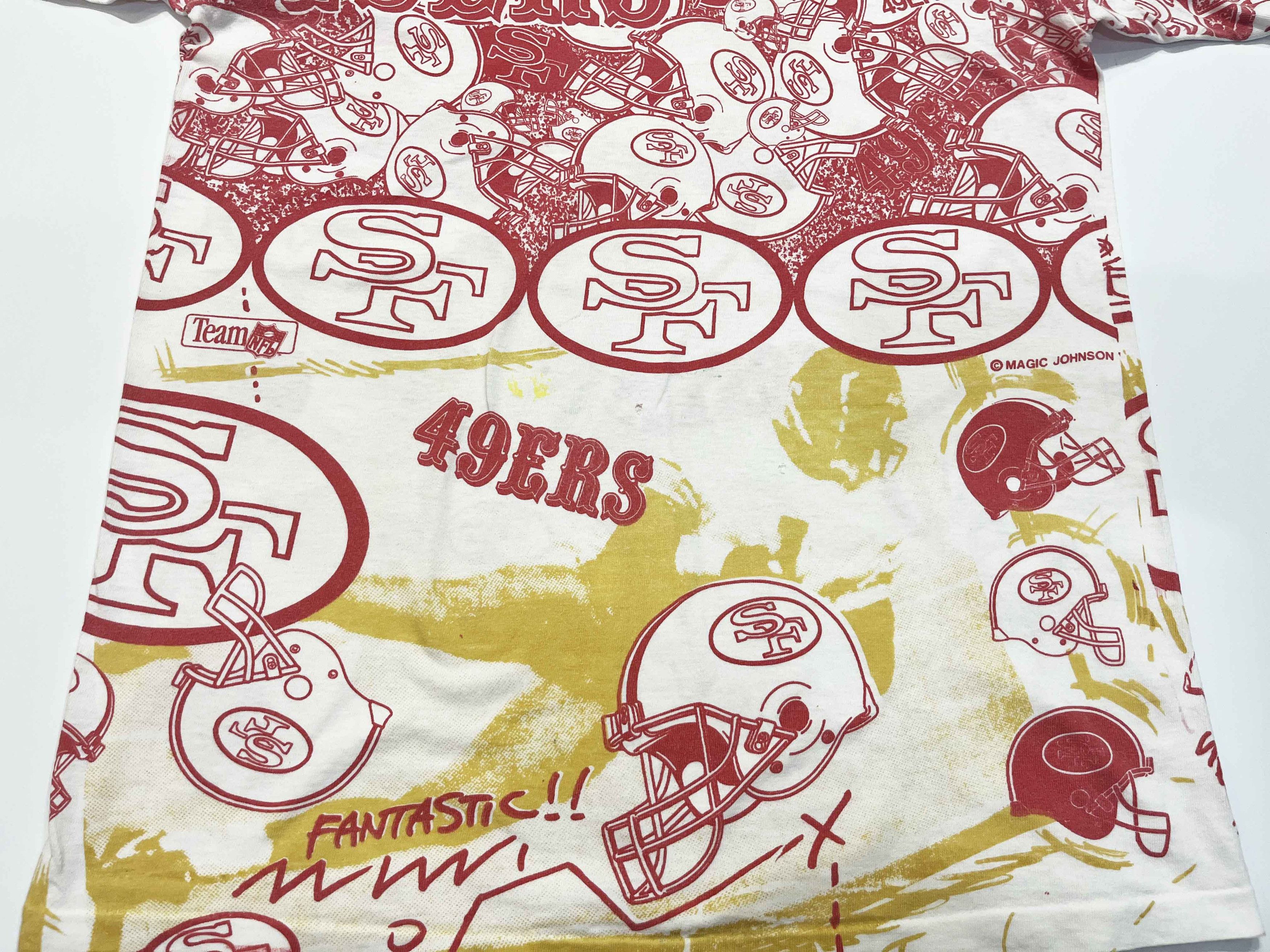 Vintage Vintage Magic Johnson Ts NFL San Francisco 49ers AOP T-Shirt Size US M / EU 48-50 / 2 - 3 Thumbnail