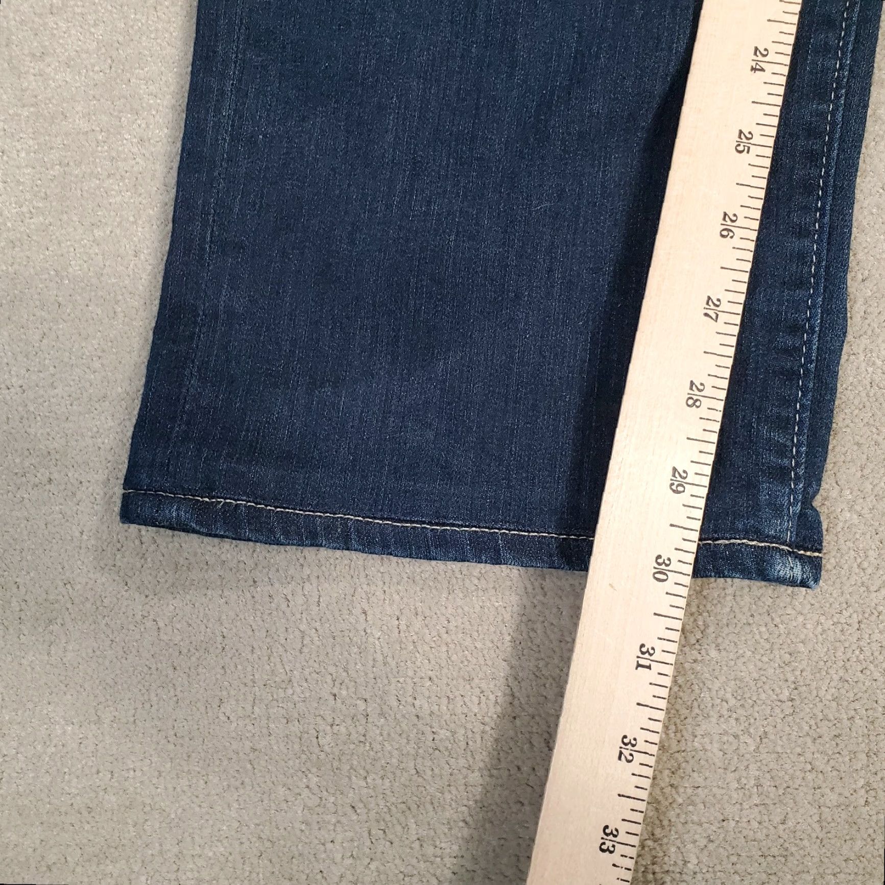 Denime Big Star Jeans Mens 32 S Blue Union Regular Straight Leg Denim Dark Wash Faded Size US 32 / EU 48 - 5 Thumbnail