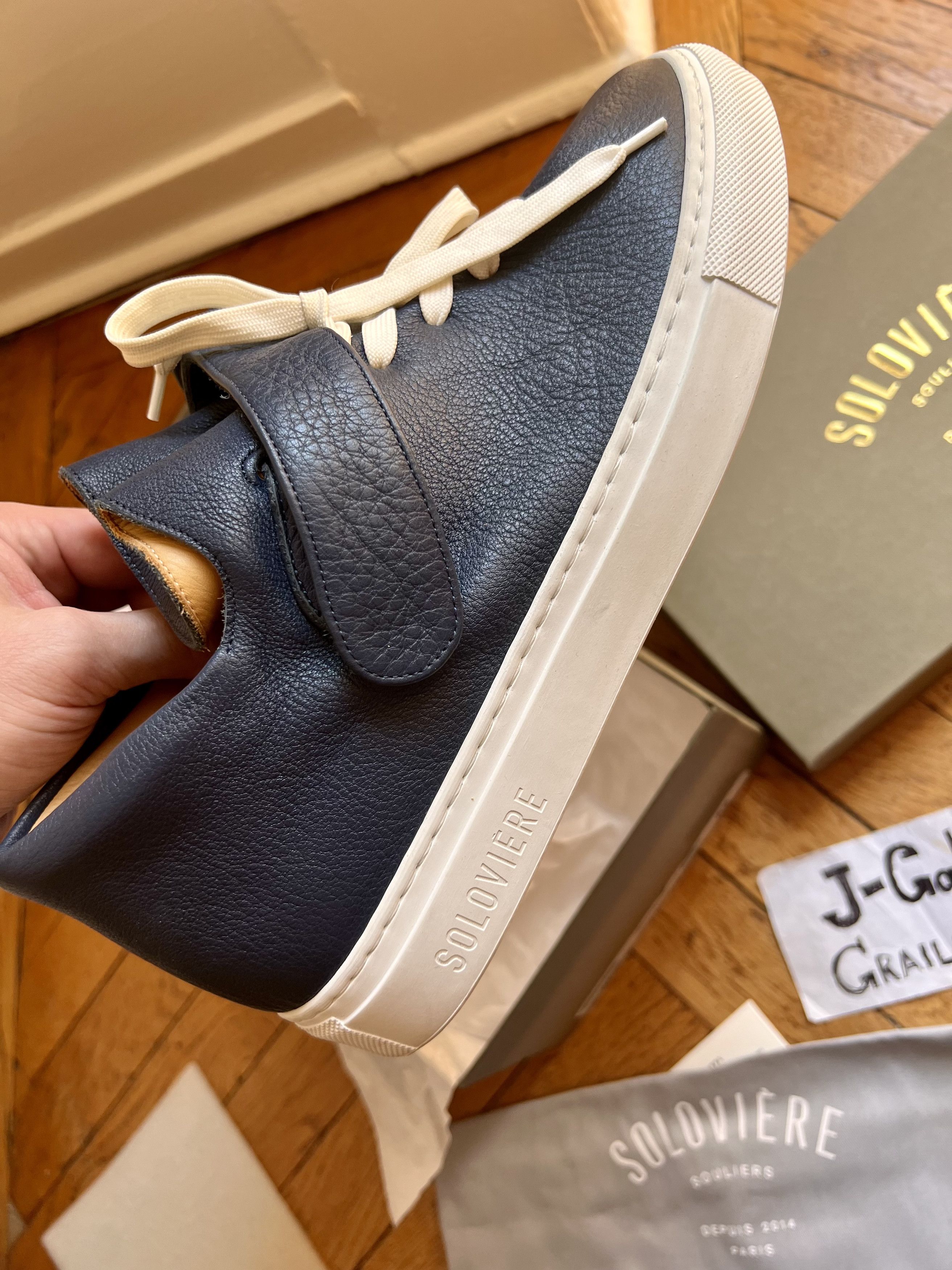 Jacques Soloviere × Saint Laurent Paris Calf leather Rodolphe sneaker Size US 9 / EU 42 - 8 Thumbnail
