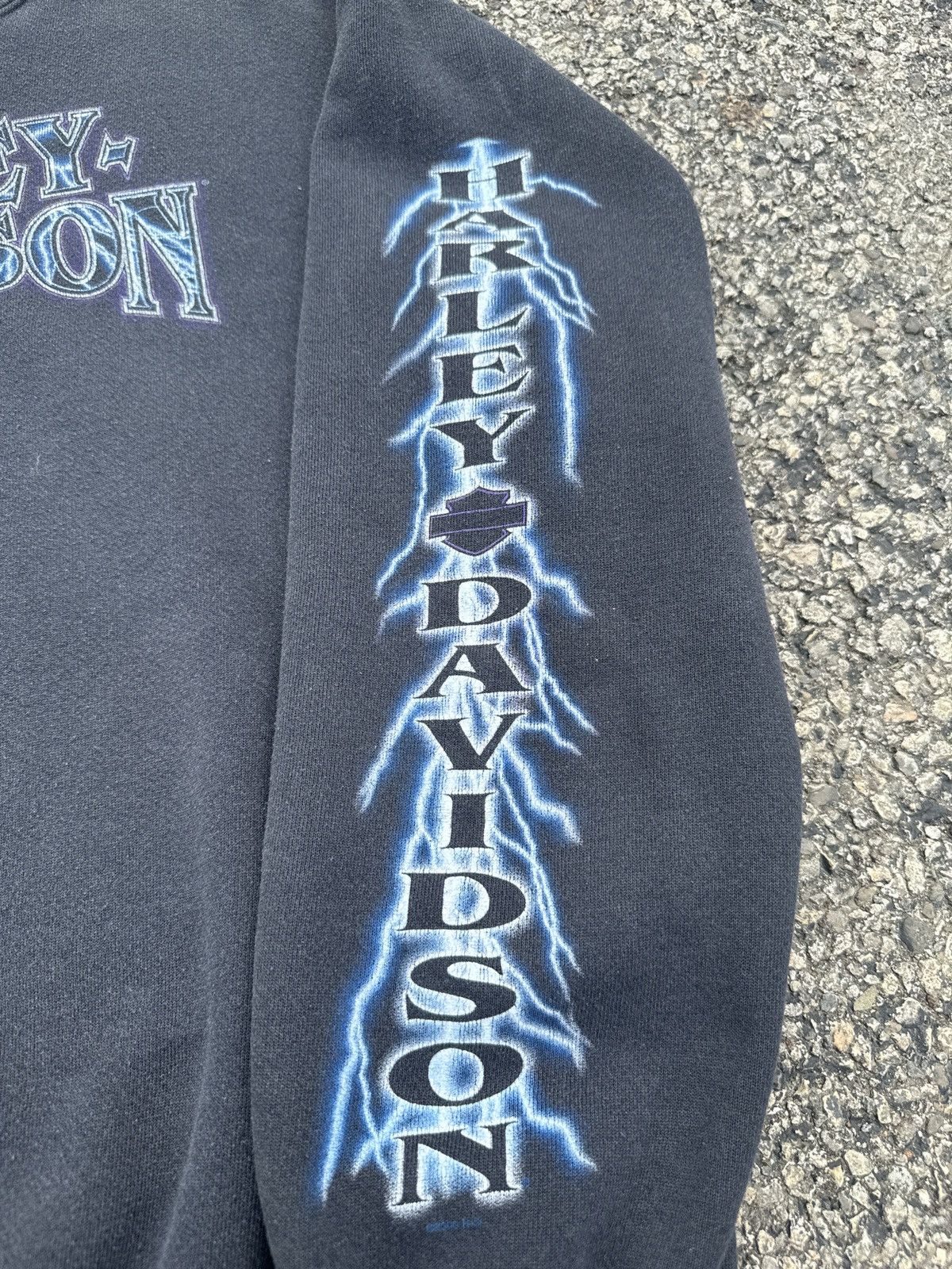 Harley Davidson Vintage Lightning Harley Davidson Long Sleeve Size US M / EU 48-50 / 2 - 5 Thumbnail
