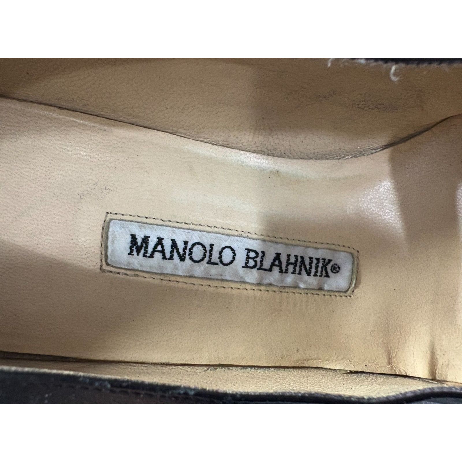 Manolo Blahnik MANOLO BLAHNIK Patent Leather Heels Pumps size 40.5 EU 10.5 Size US 10.5 / IT 40.5 - 10 Thumbnail