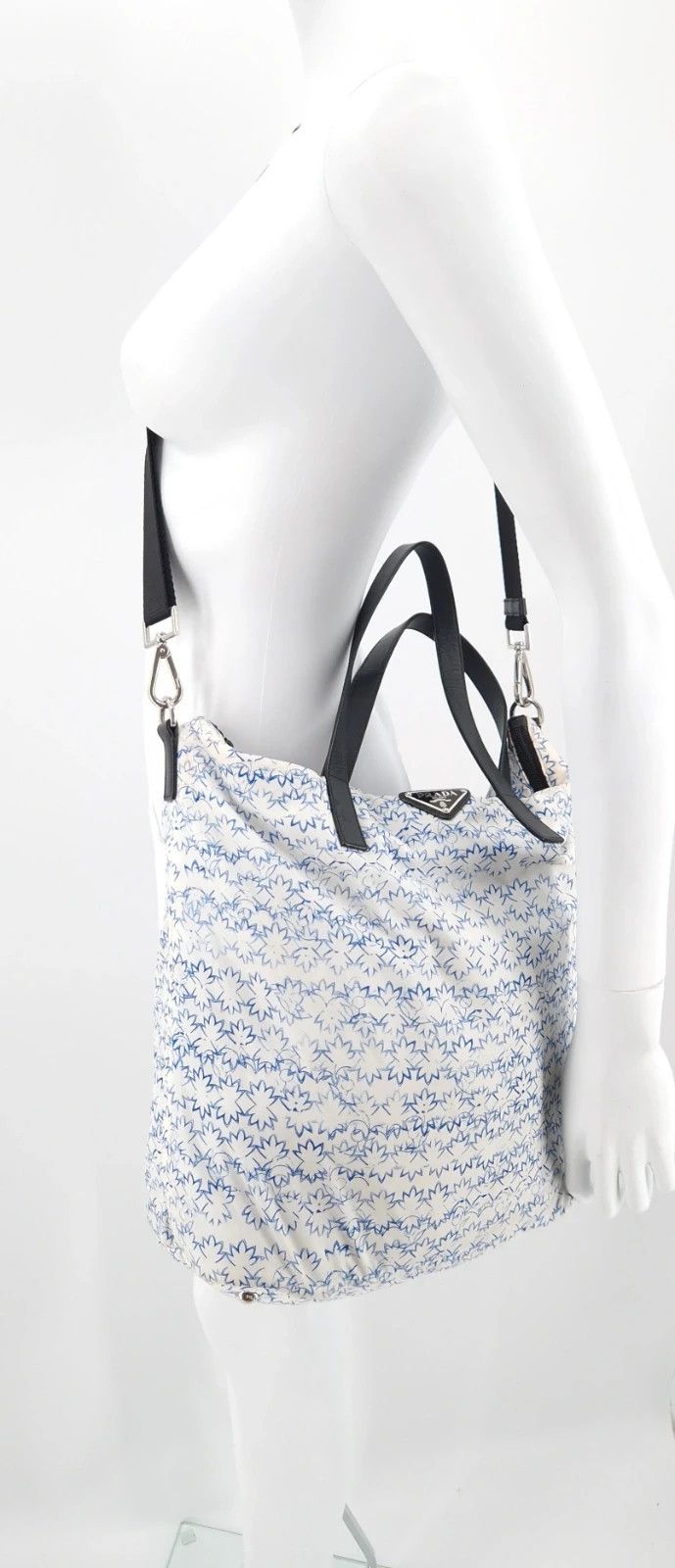 Prada Prada Tessuto Tote Bag with Triangle Logo Size ONE SIZE - 2 Thumbnail
