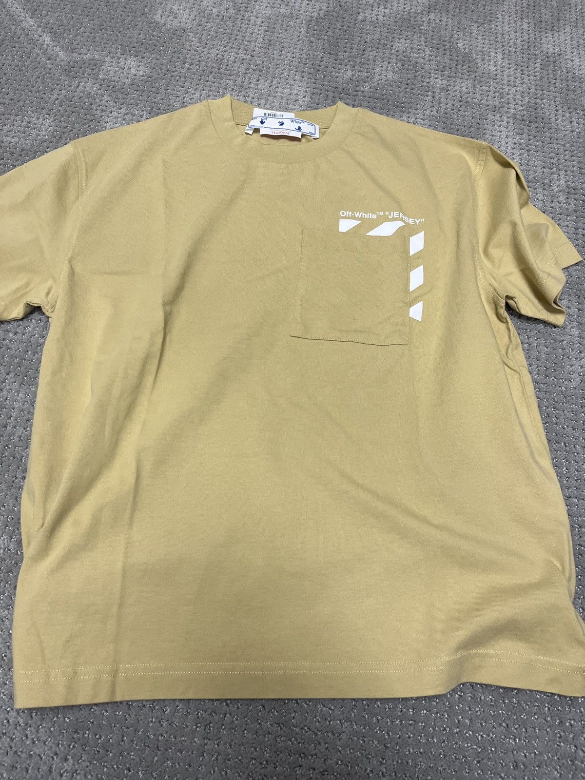 Off-White Off-White Diag Pocket Tee Size US M / EU 48-50 / 2 - 8 Thumbnail