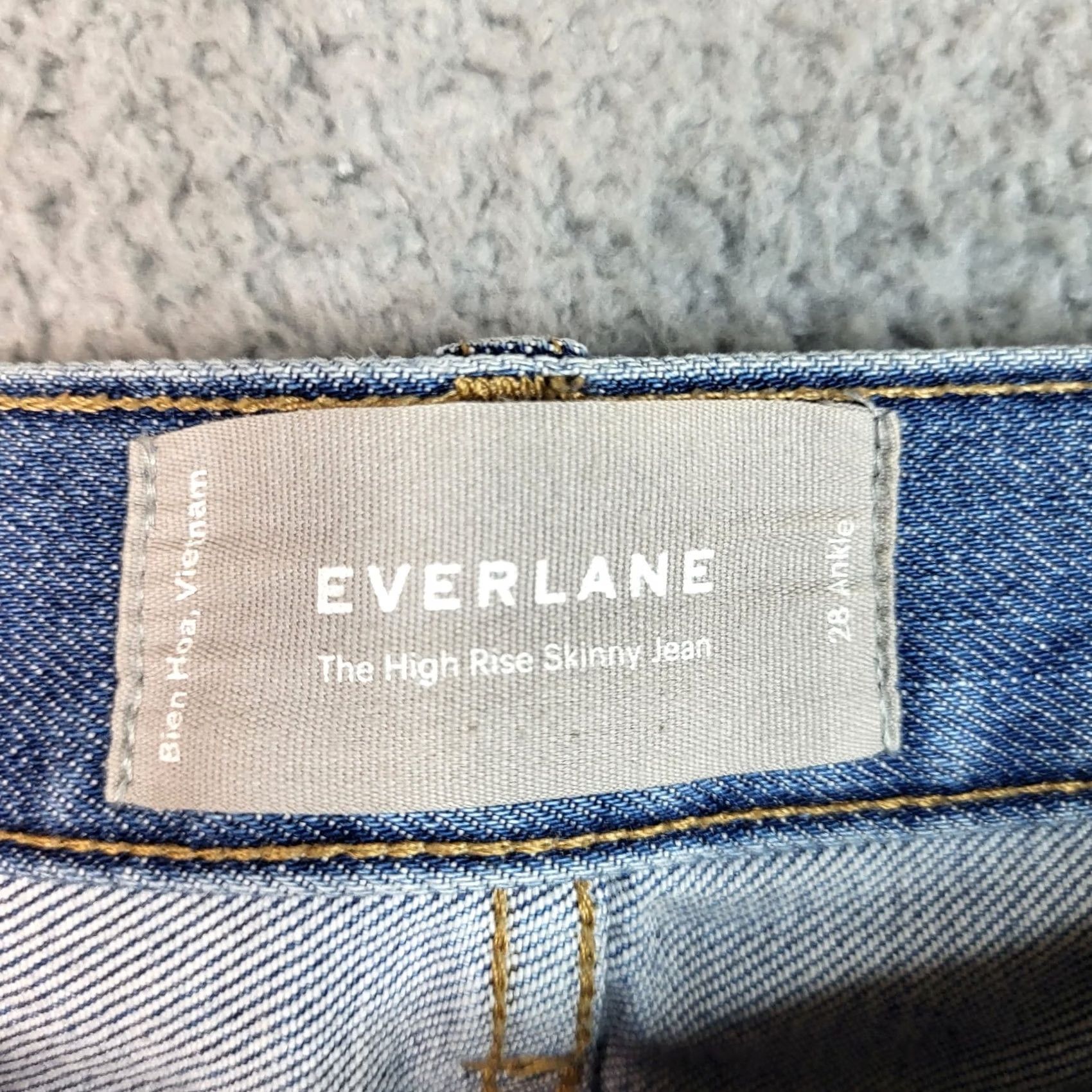 Everlane Everlane Jeans The High Rise Skinny Ankle Size 28 Women's Blue Cotton/spandex Denim Regular Slim Fit Comfort Casual Modern 28 Womens Jeans Size 28" / US 6 / IT 42 - 6 Thumbnail