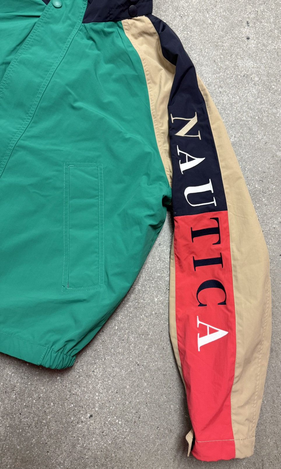 Nautica Nautica Reissue Nylon Colorblocked Jacket J Class Size US XL / EU 56 / 4 - 2 Thumbnail