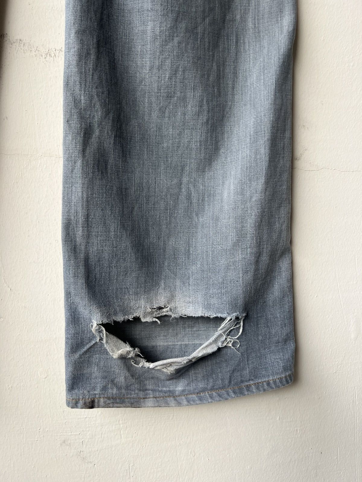 Stevenson Overall Co. Stevenson Overall Japan Distress Mud Denim Workwear Jeans Size US 32 / EU 48 - 21 Thumbnail