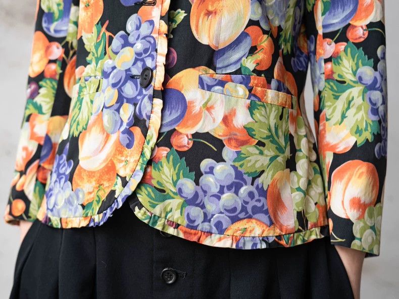 Kenzo KENZO Cute fruit lace jacket vintage Size XS / US 0-2 / IT 36-38 - 6 Thumbnail