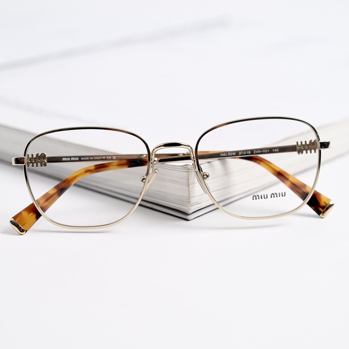 Miu Miu MIU MIU 0MU 50WV ZVN1O1 GLASSES Size ONE SIZE - 8 Thumbnail