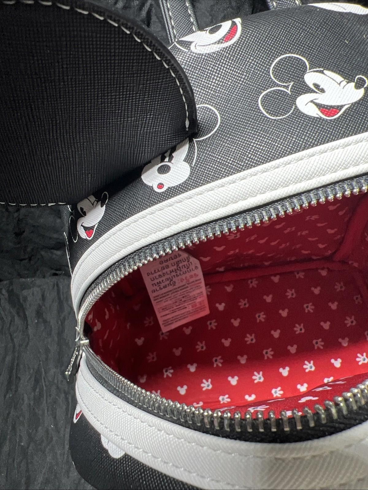 Other Disney Parks Mickey Mouse Loungefly Backpack Black & White Size ONE SIZE - 5 Thumbnail