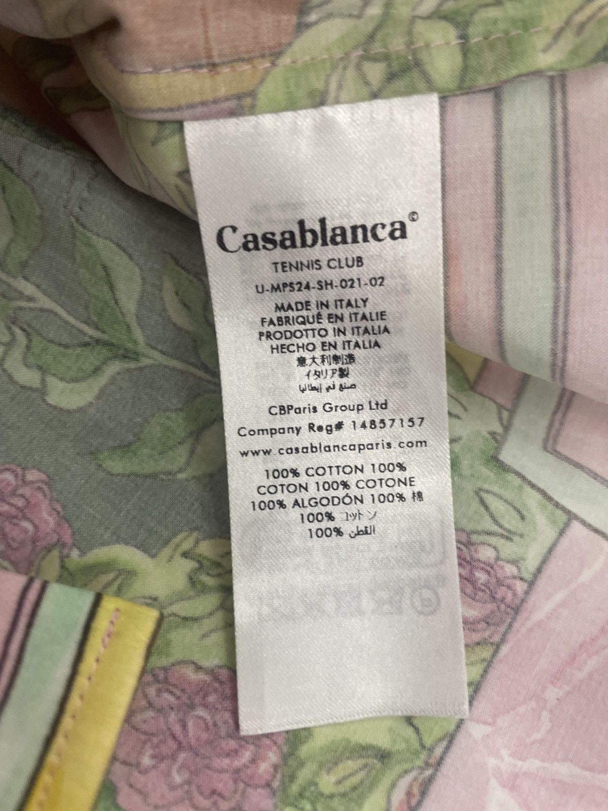 Casablanca Casablanca Le Jardin Ideal Collar Long Sleeve Shirt Size XL Size US XL / EU 56 / 4 - 3 Thumbnail