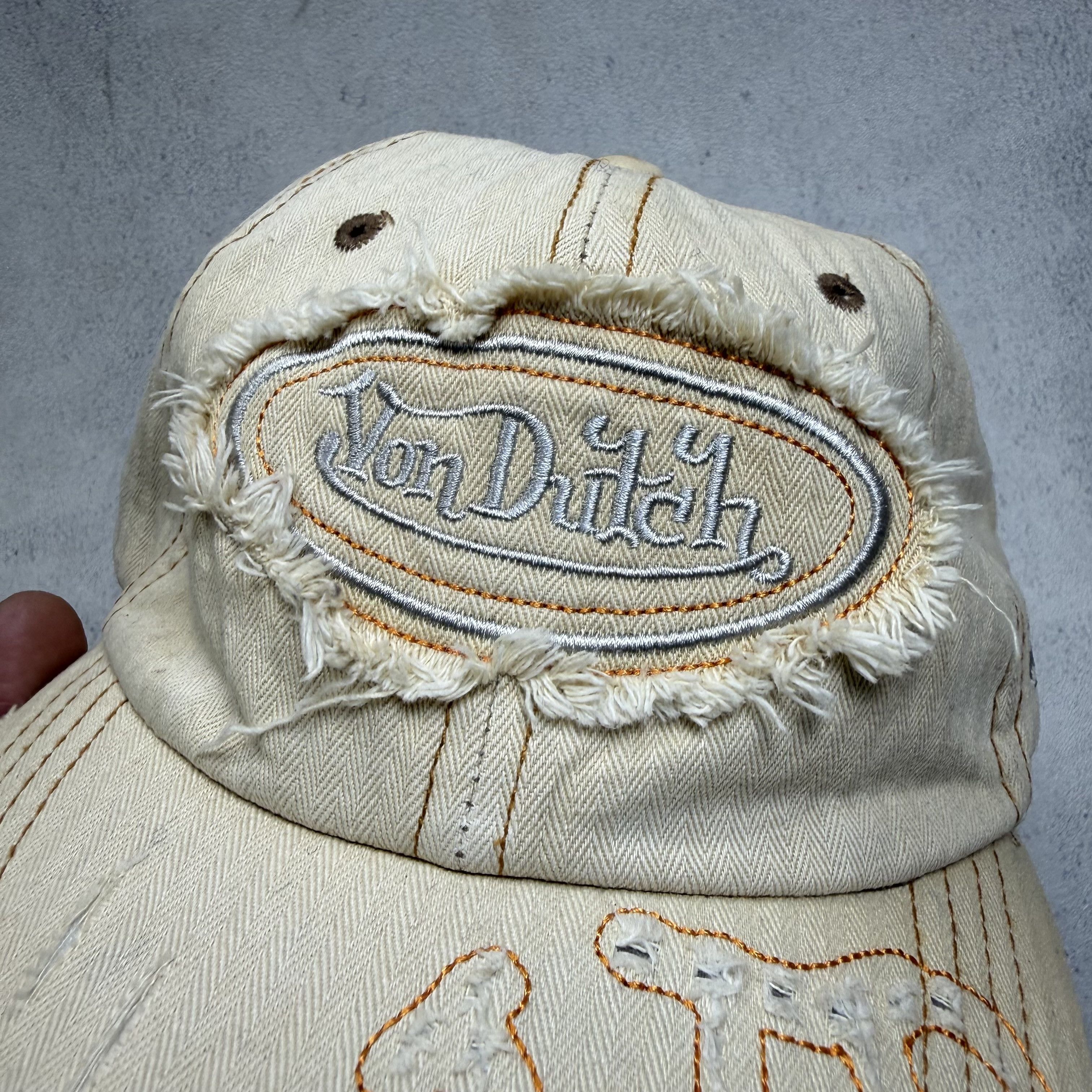 Von Dutch Von Dutch Distressed Hat Size ONE SIZE - 3 Thumbnail