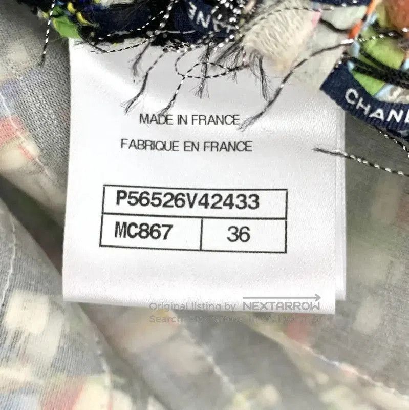 Chanel Chanel Colorful Cotton Women's Jacket . Size XS / US 0-2 / IT 36-38 - 7 Thumbnail