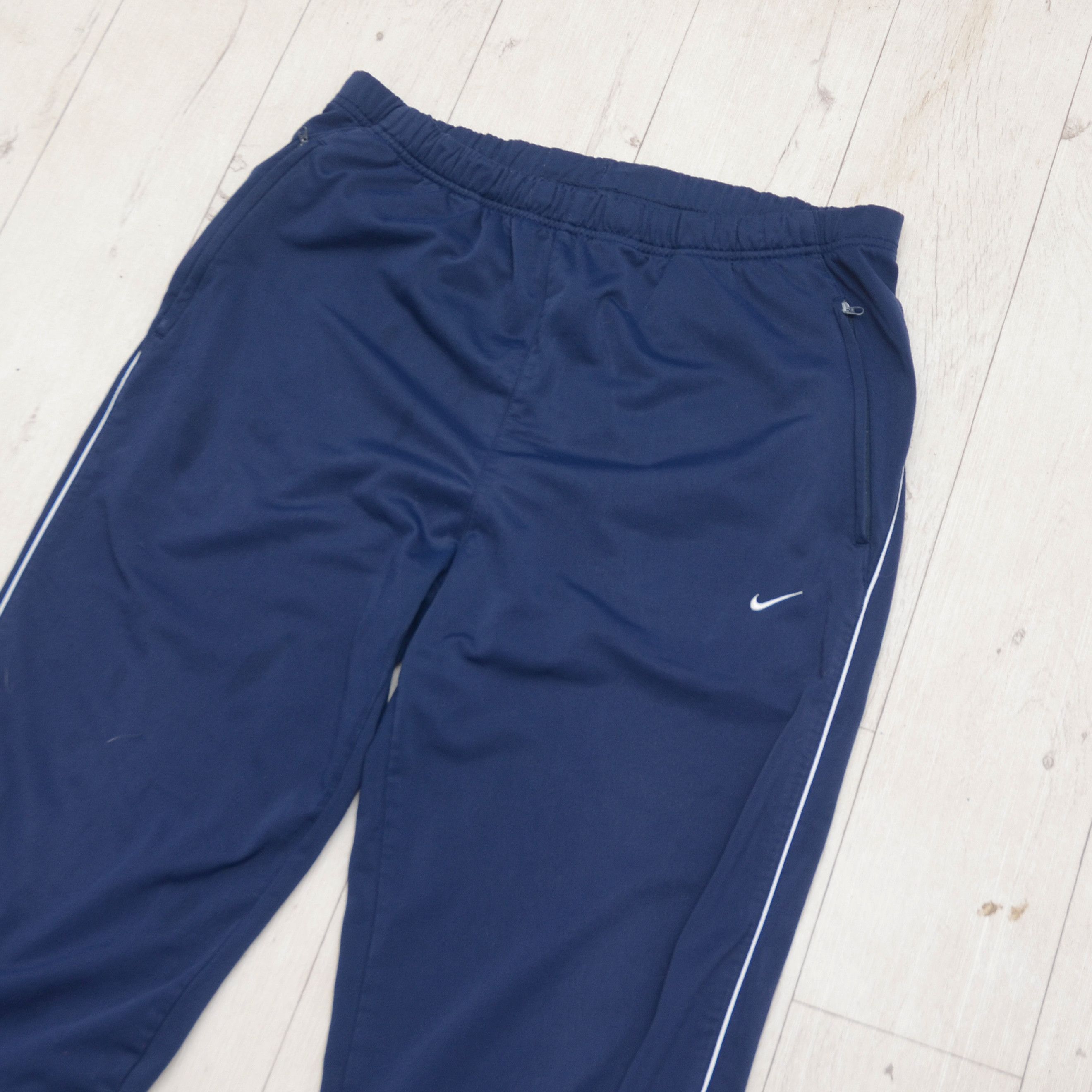 Nike Vintage Y2K 2000s Navy Blue Nike Track Pants Size XL Size US 36 / EU 52 - 3 Thumbnail