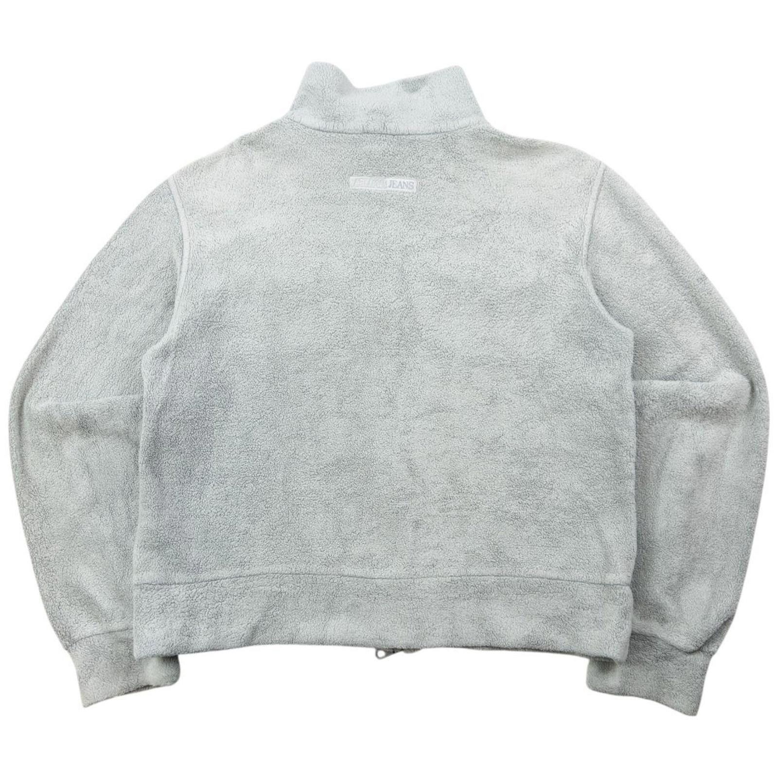 Other Vintage 90s Armani Jeans Cropped Fleece Jacket Womens Size M Size M / US 6-8 / IT 42-44 - 2 Thumbnail