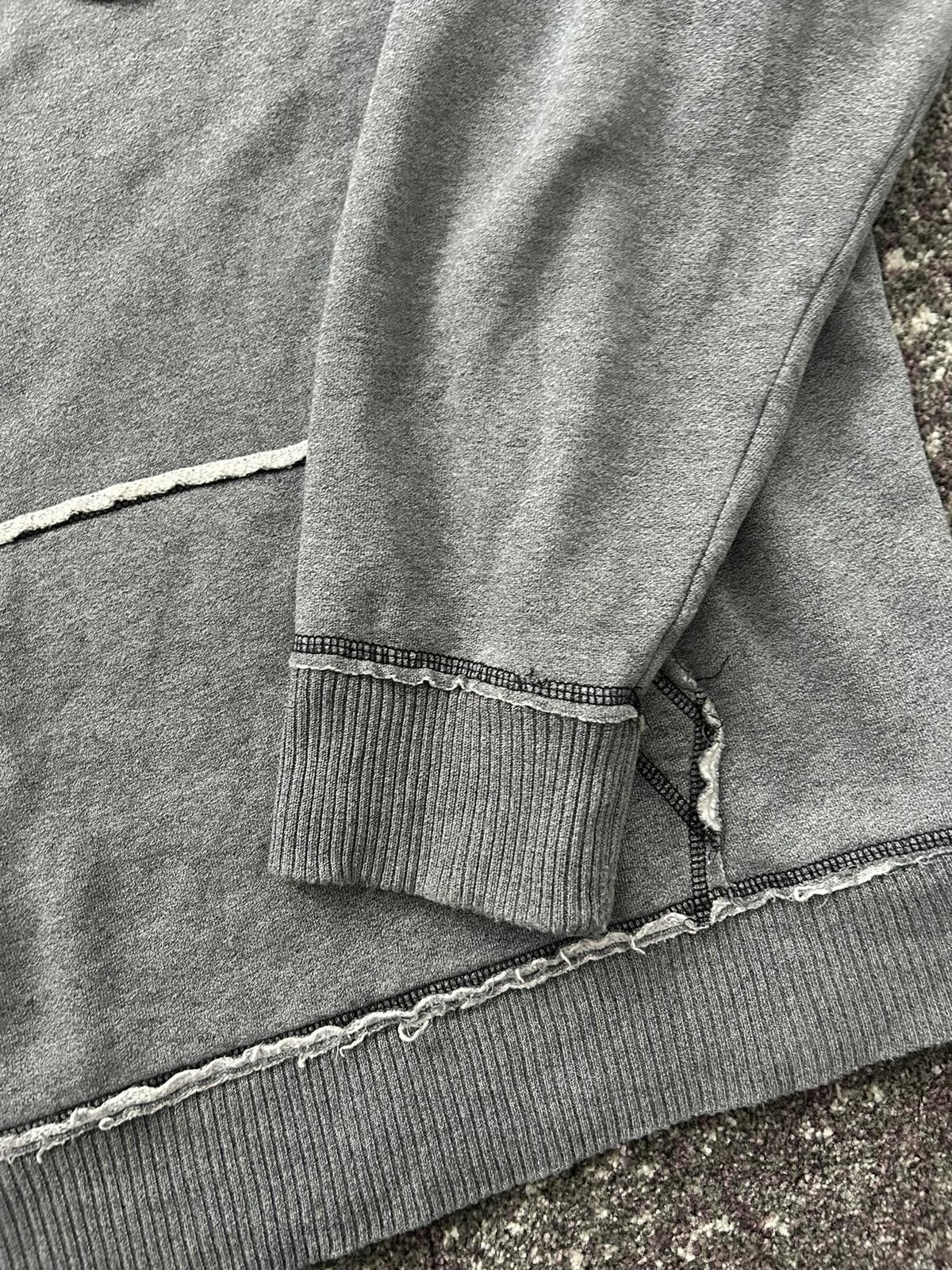 Roots Roots Gothic Logo Hoodie – Distressed Grey Pullover Size US XL / EU 56 / 4 - 4 Thumbnail