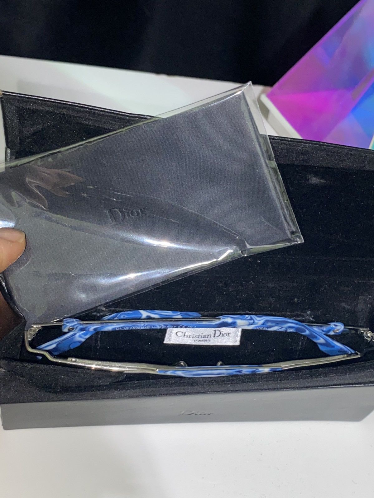 Dior DiorPsychoDelic Blue Marble mirror Sunglasses Size ONE SIZE - 6 Thumbnail