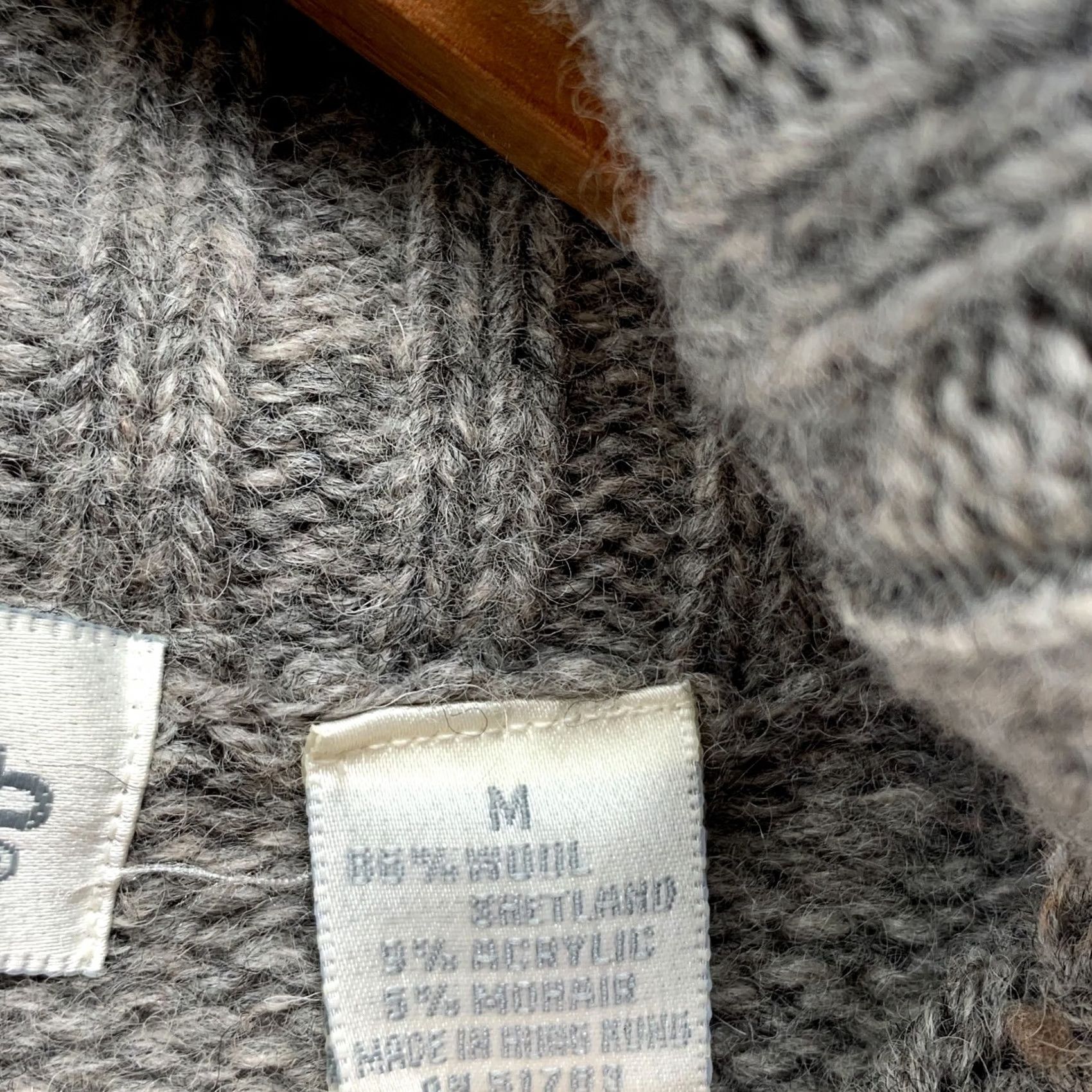 Vintage VINTAGE Paris Sports Club Sweater Womens Medium Gray Knit Wool Mohair 22x26.5 Size M / US 6-8 / IT 42-44 - 7 Thumbnail