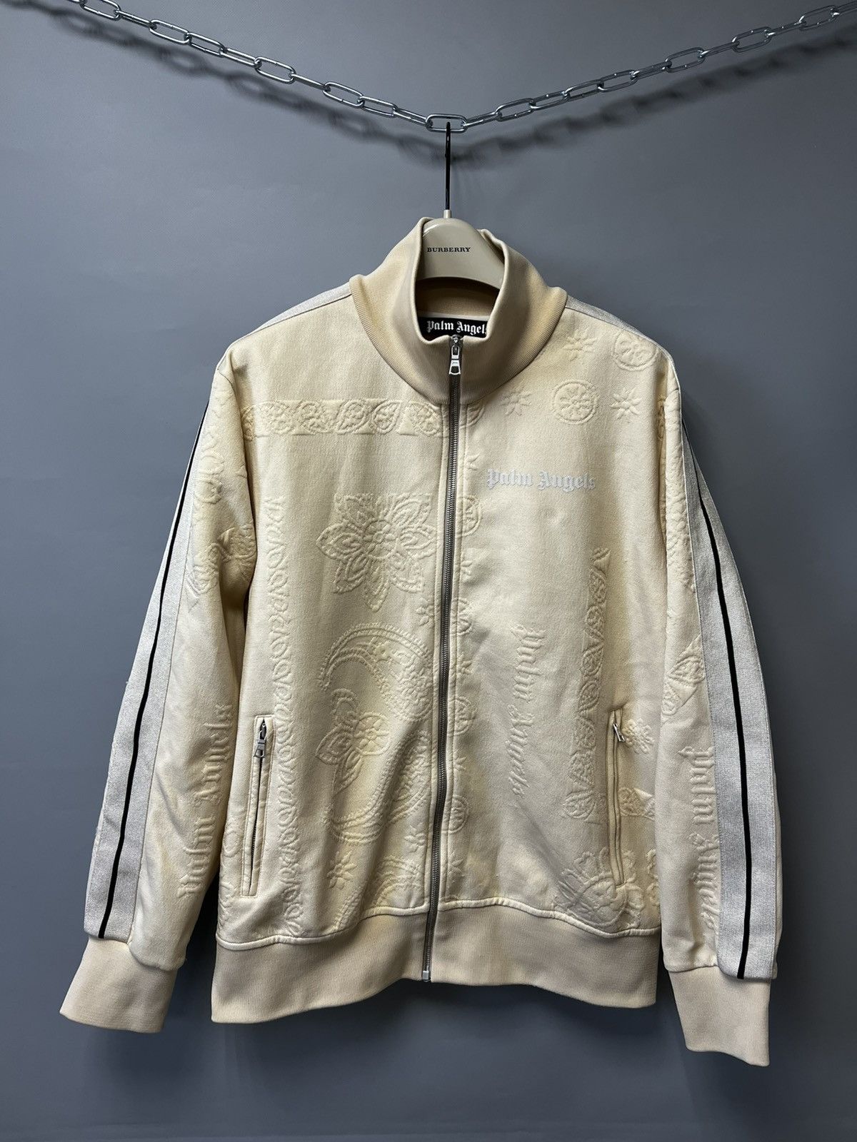 Palm Angels Palm Angels Embossed Bandana Track Jacket Zip Size XL Size US XL / EU 56 / 4 - 1 Thumbnail