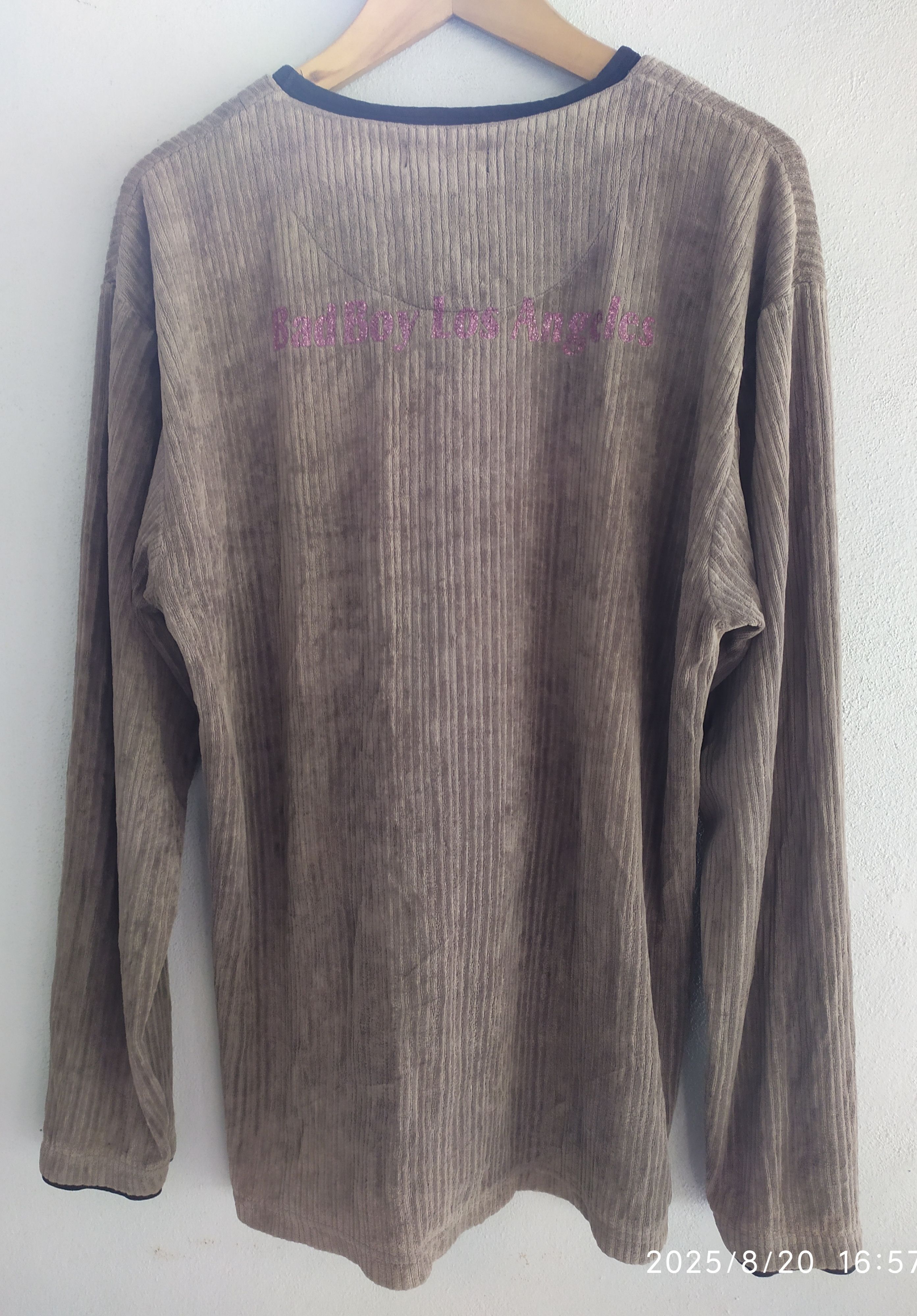 If Six Was Nine Vintage BAD BOY Poem double Layer Long Sleeve Shirt Size US XL / EU 56 / 4 - 11 Thumbnail