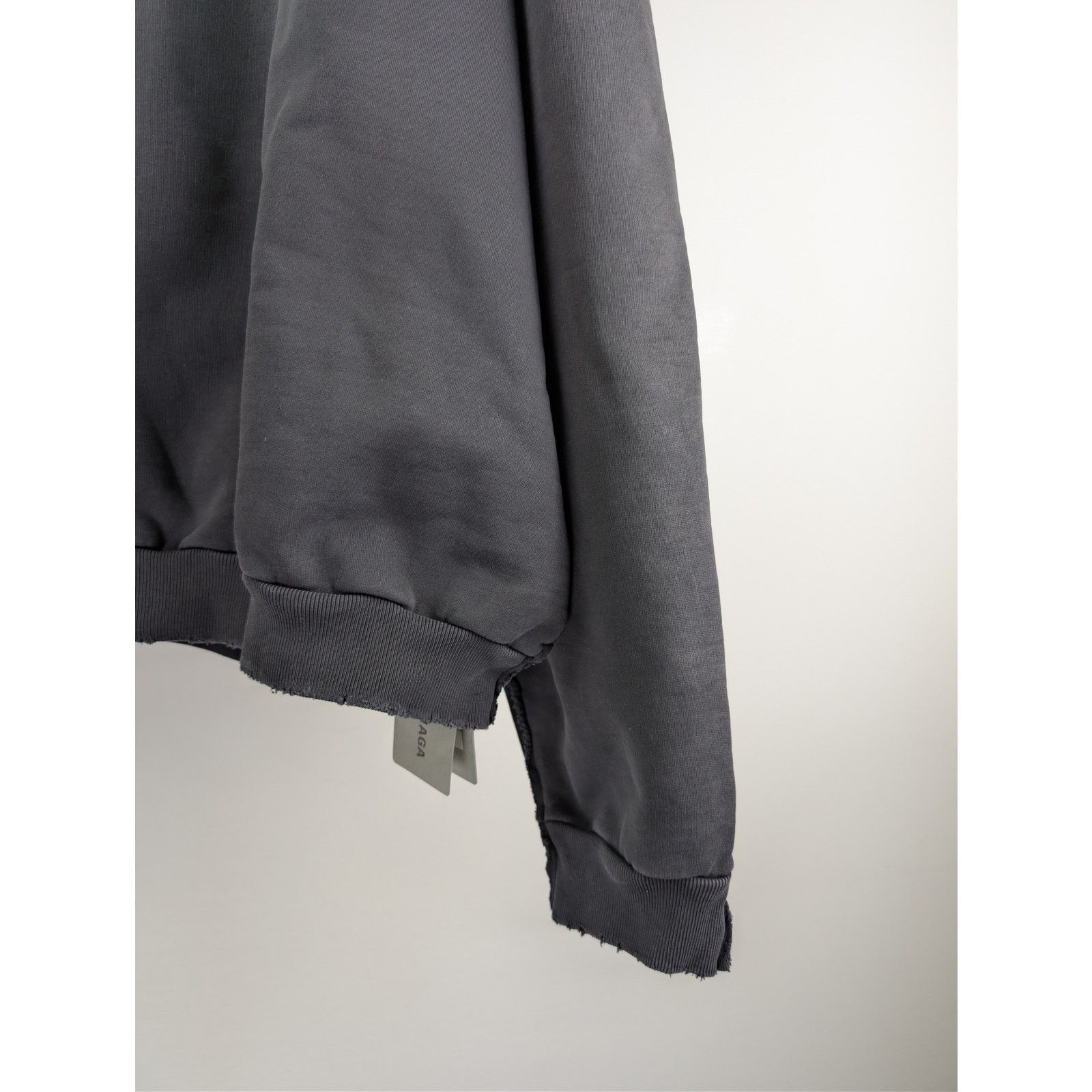Balenciaga o1rshd1 Double Front Oversize Crewneck Sweatshirt Size US XL / EU 56 / 4 - 5 Thumbnail