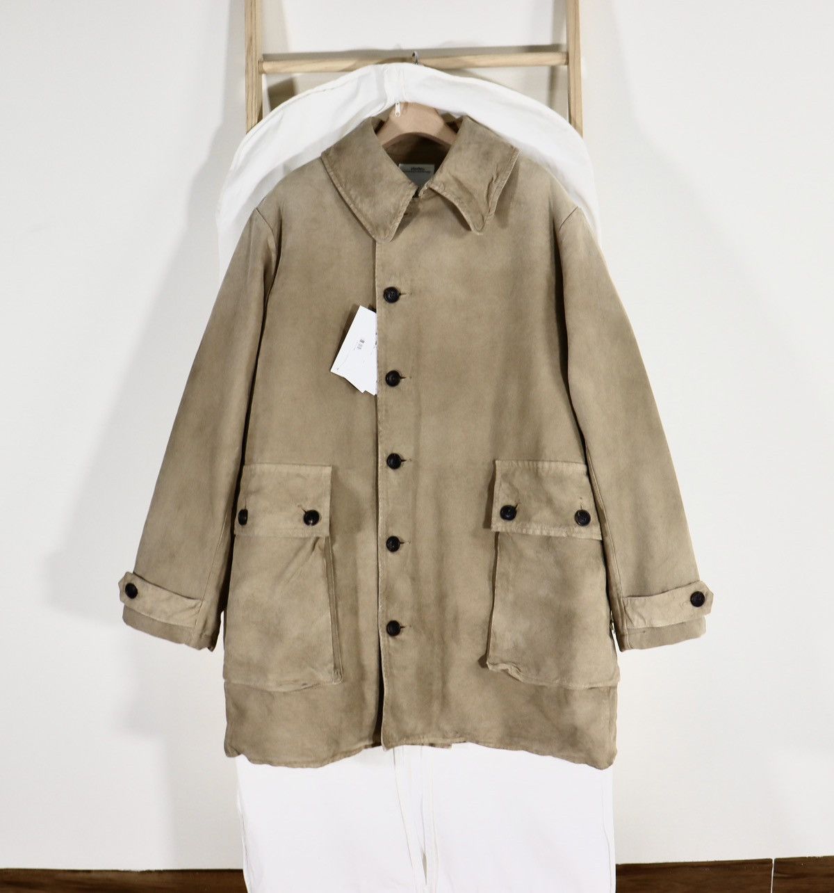 Visvim Visvim 22aw Winfield Shearling Coat size2 Beige | Grailed