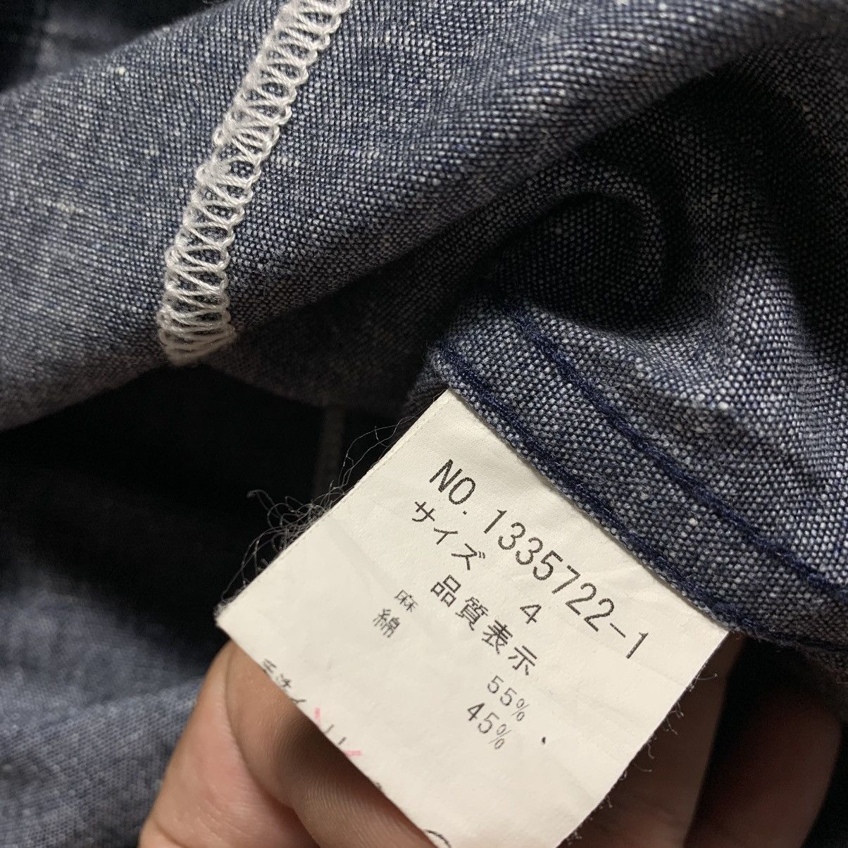 Tete Homme Vintage Tete Homme Issey Miyake 3/4 Shirt Button Up Size US M / EU 48-50 / 2 - 9 Thumbnail