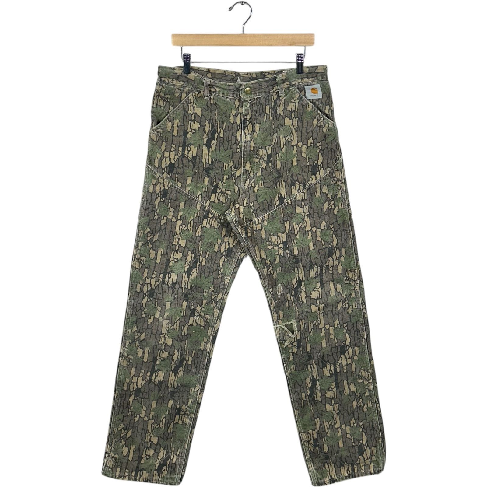 Carhartt B04 NAT Natural Drill Double Knee Pants 34x32 | Grailed