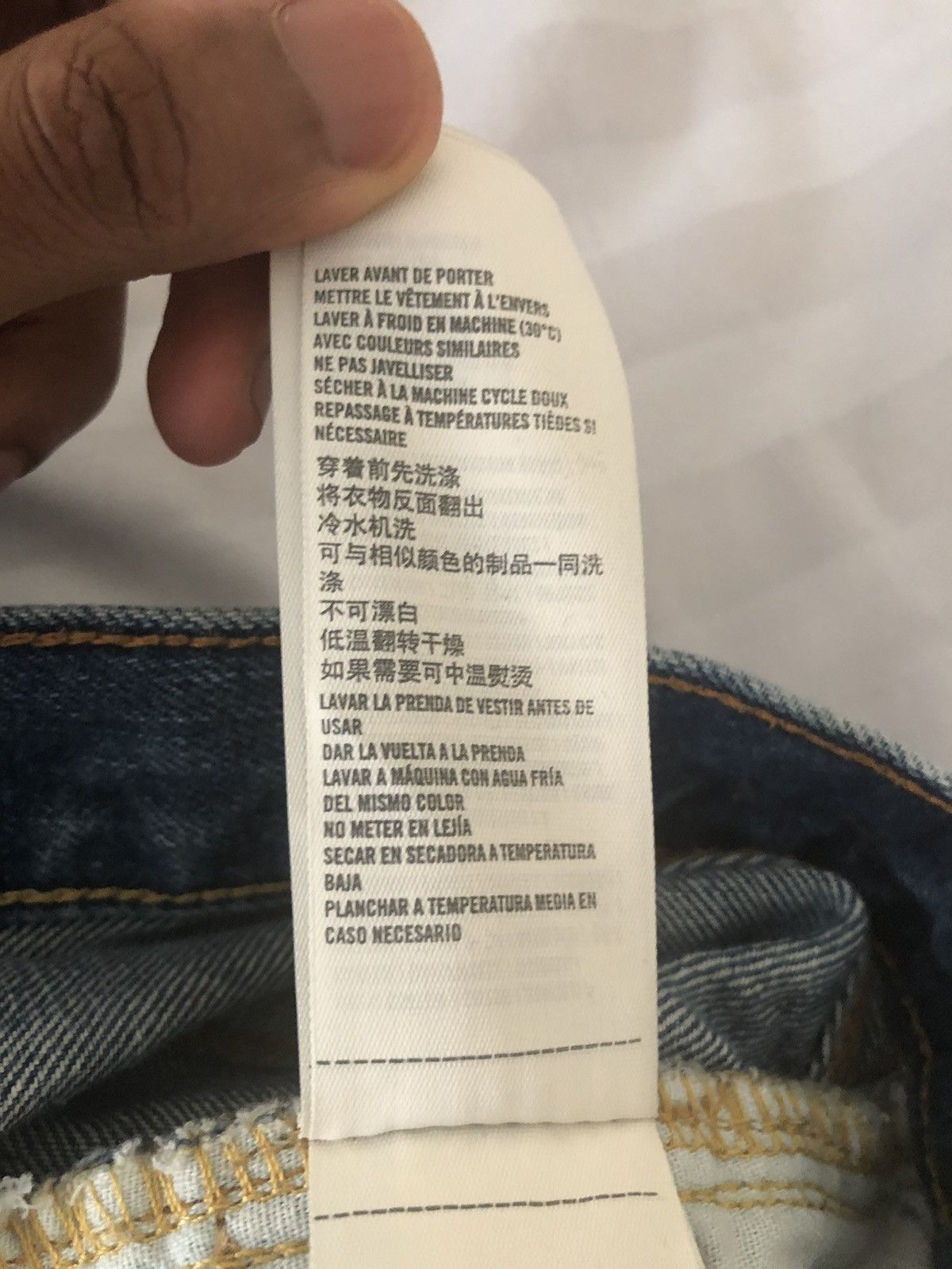Hollister blue distressed hollister slim straight jeans 28 x 30 men’s Size US 28 / EU 44 - 18 Thumbnail