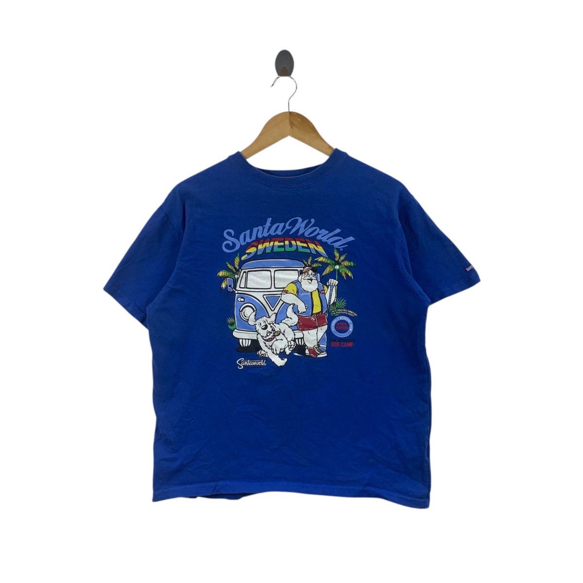 Vintage Vintage CAPTAIN SANTA WORLD Outfits For Camp Tee Shirt Top Size XXL / US 16-18 / IT 52-54 - 1 Thumbnail