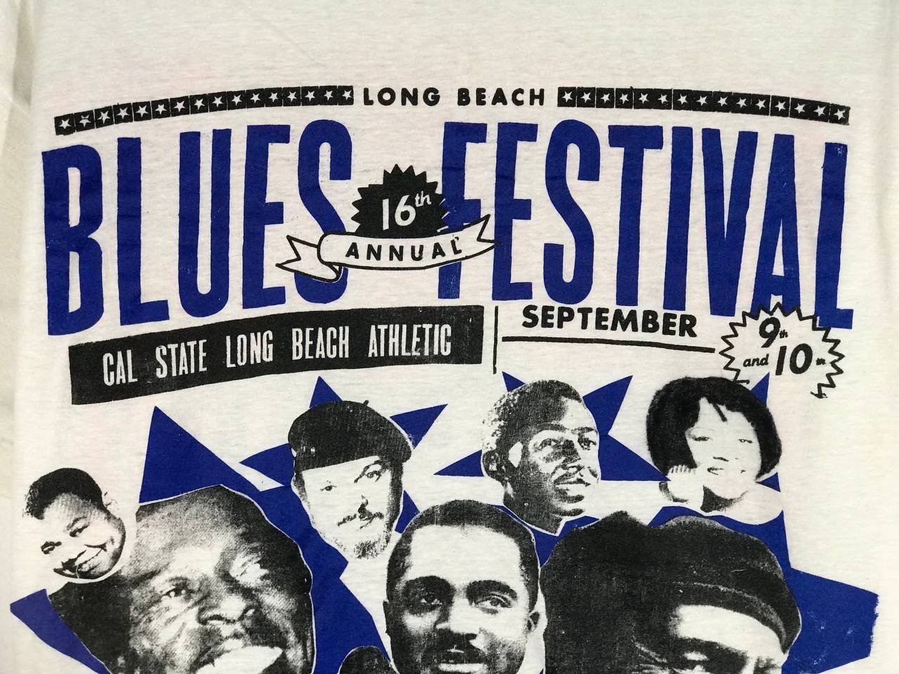 Band Tees × Vintage vintage Long beach blues festival Size US XL / EU 56 / 4 - 7 Thumbnail