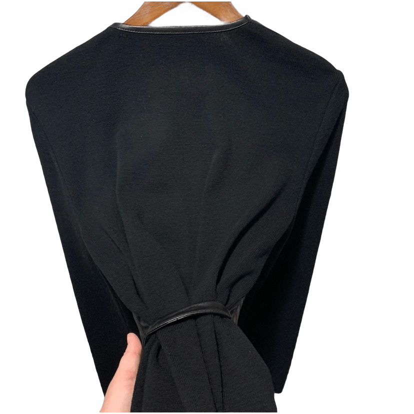 Other Doncaster 100% Leather & Wool Gold Detail Luxury Jacket S Size S / US 4 / IT 40 - 6 Thumbnail