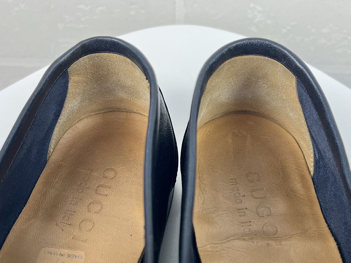 Gucci GUCCI Loafers Nappa Leather Soft Shoes GG Embossed Logo Mens Size US 7.5 / EU 40-41 - 16 Thumbnail