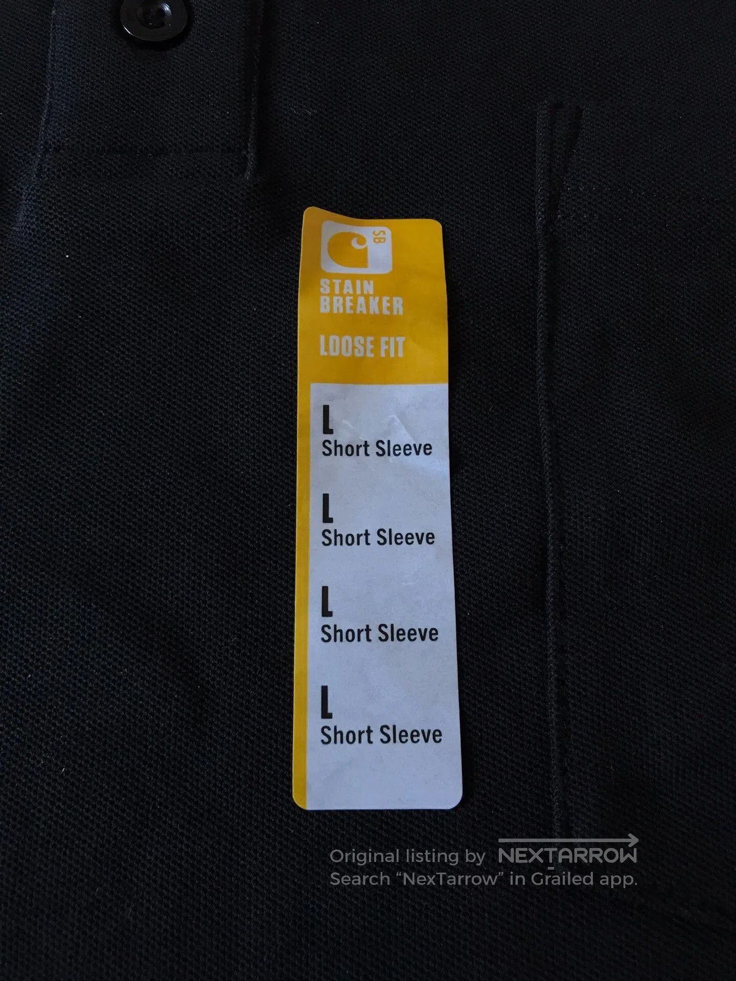 Carhartt Carhartt K570 Black Short Sleeve Polo. Size US L / EU 52-54 / 3 - 5 Thumbnail