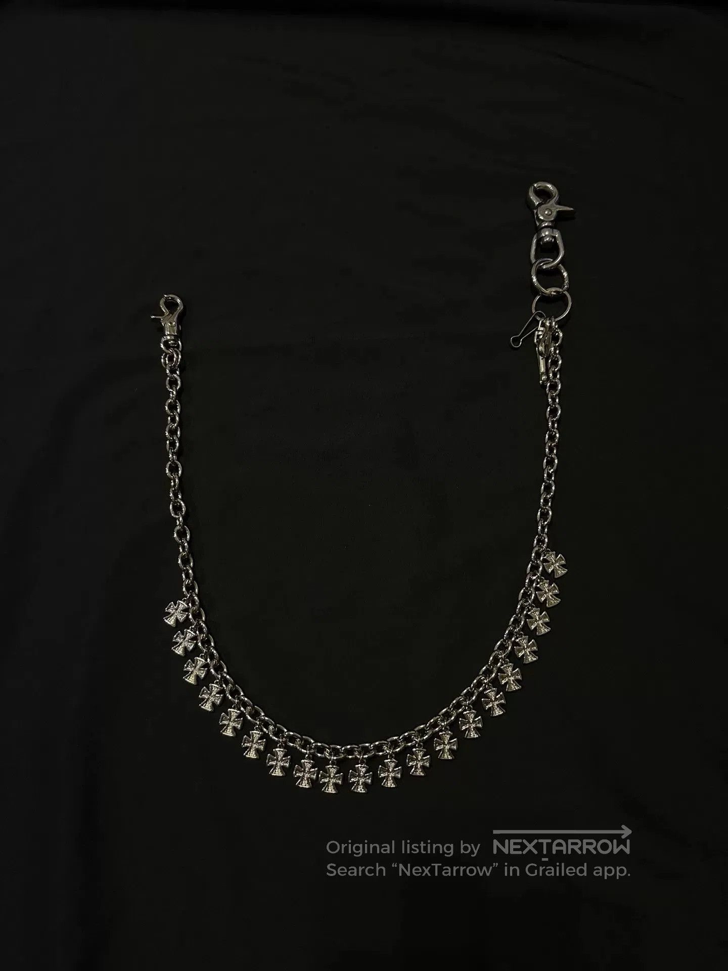 Vintage Vintage 90s Cross Pendant Pants Chain. Size ONE SIZE - 9 Thumbnail