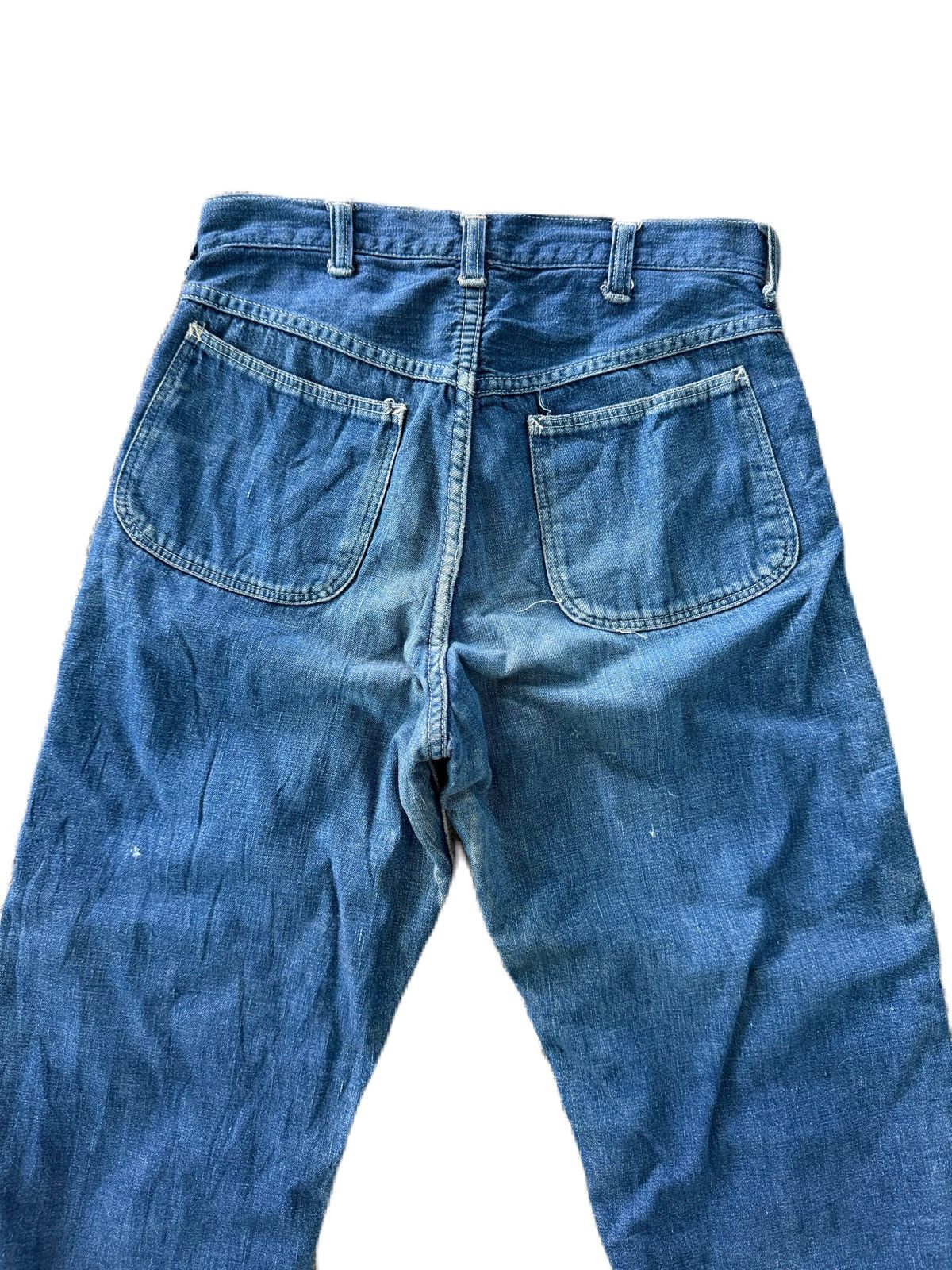 Wrangler Vintage Super Rare Blue Bell Denim Gripper Zipper Sanforized Size US 26 / EU 42 - 6 Thumbnail