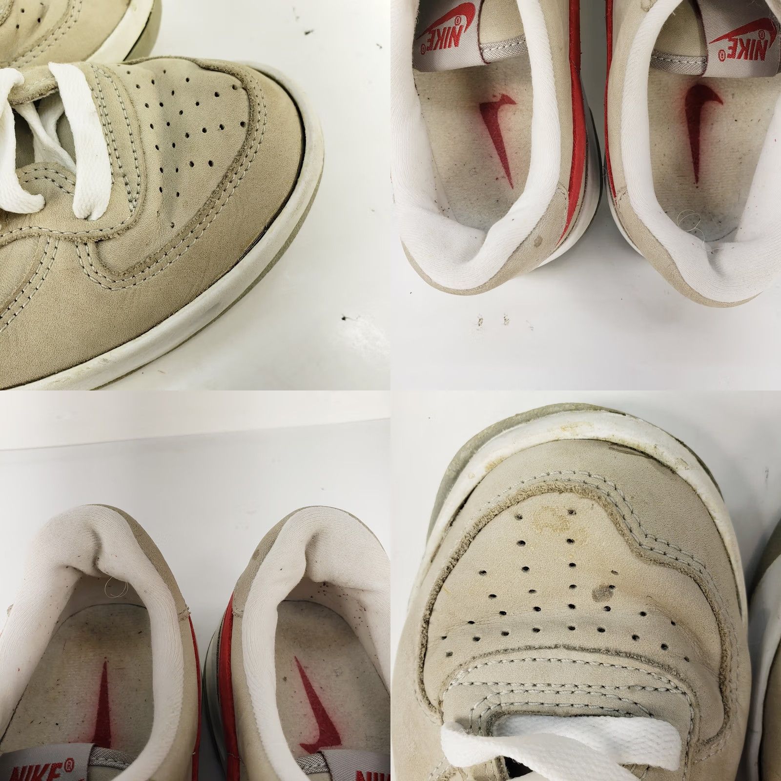 Nike Nike Vintage Classic Gray & Red Leather Sneakers Womens 8M - Alabama Roll Tide Size US 8 / IT 38 - 10 Thumbnail