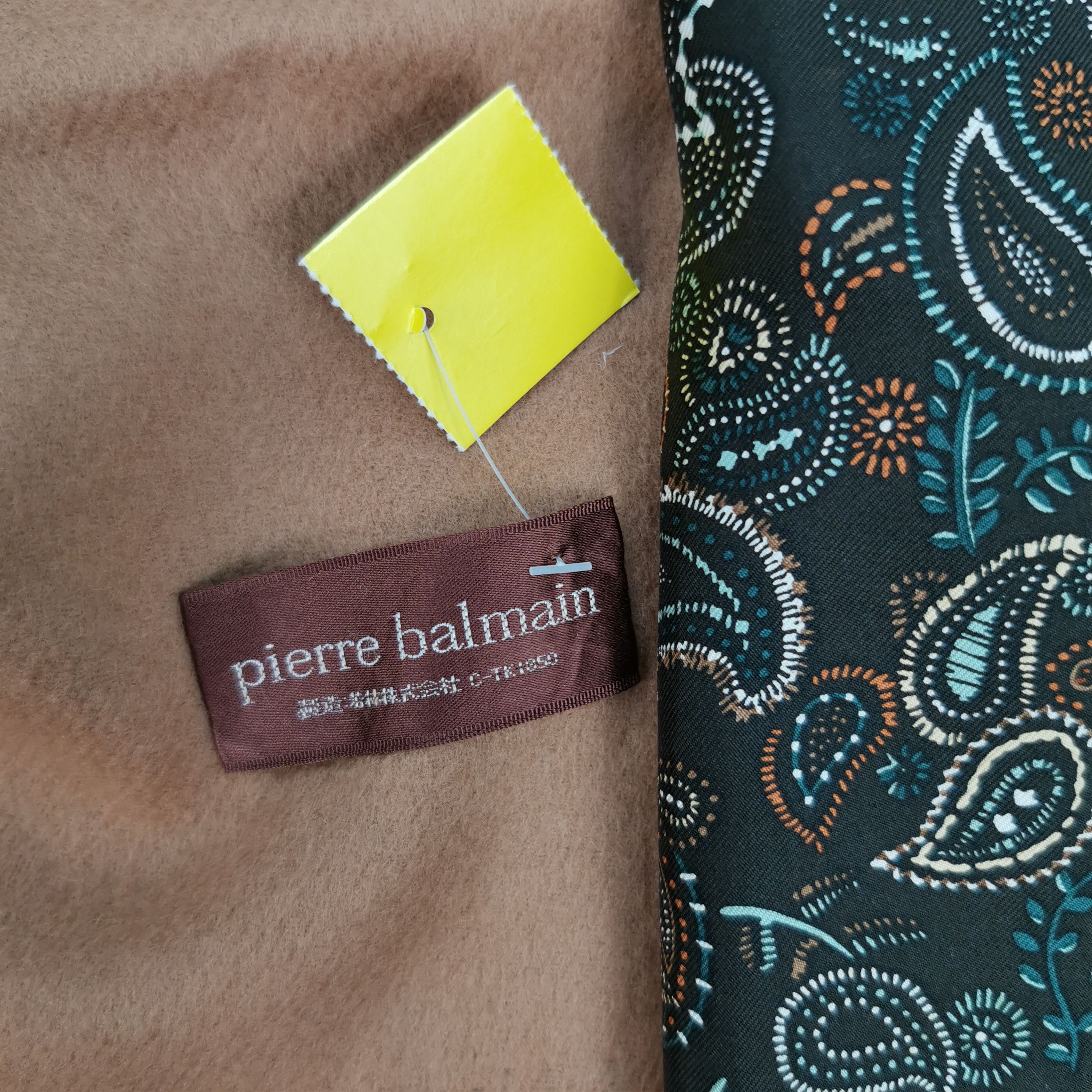 Pierre Balmain Vintage Pierre Balmain Scarf Muffler Wool SILK Scarves Size ONE SIZE - 5 Thumbnail