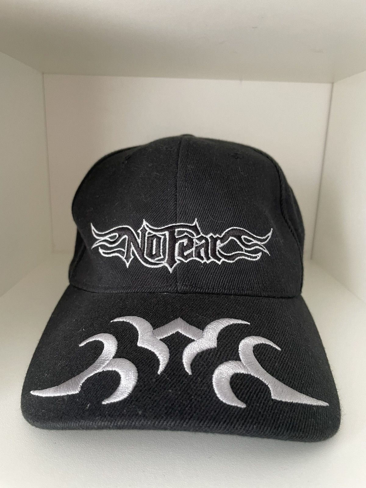 No Fear × Vintage Vintage Y2K No Fear Hat Cap Skateboard Size 30 - 4 Thumbnail
